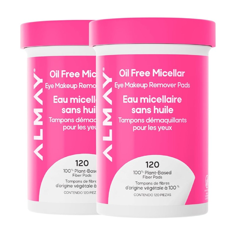 STACKING PROMOS Almay Oil-Free Micellar Eye Makeup Remover Pads, 2 Pack CLICK (ONE TIME PURCHASE) AND