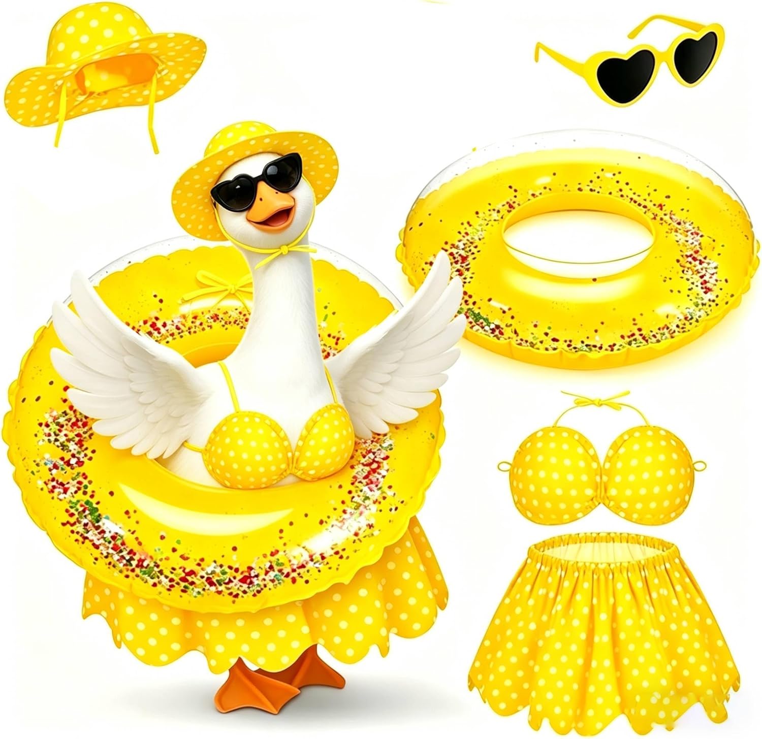 Goose Bikini Costume Sets