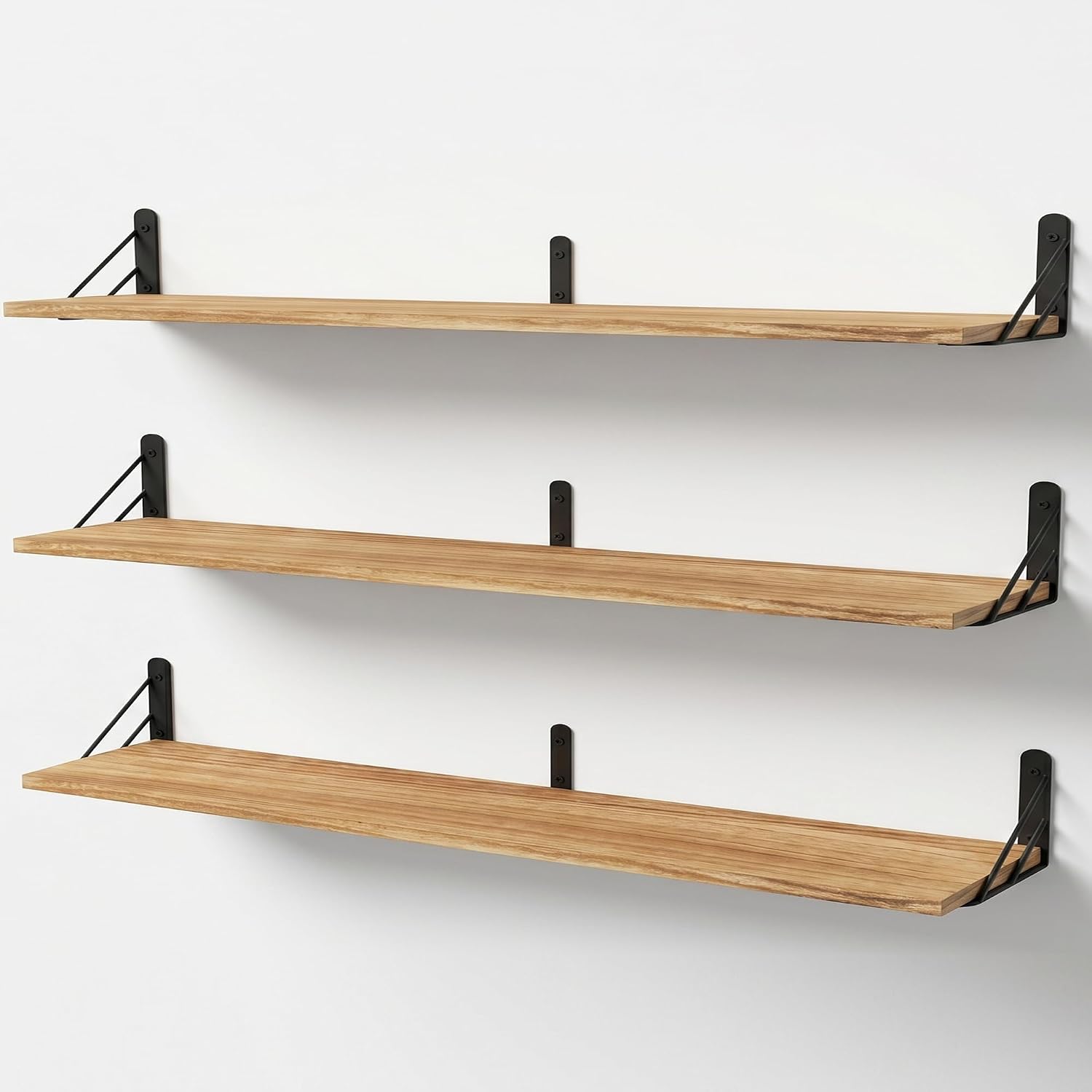 Huiyiaus Floating Book Shelves (Black
