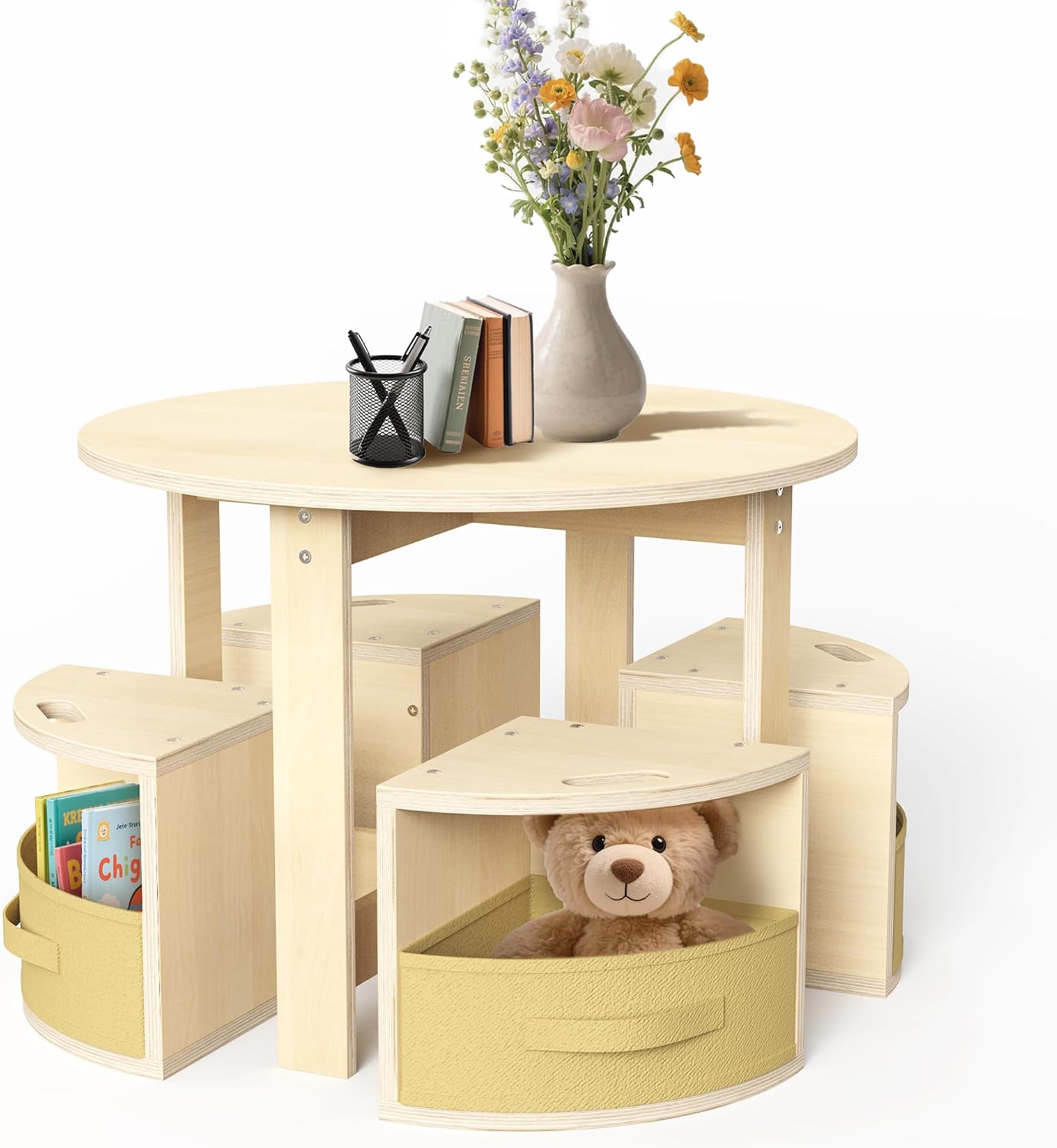 bbgroundgrm Activity Tables with Storage Stools