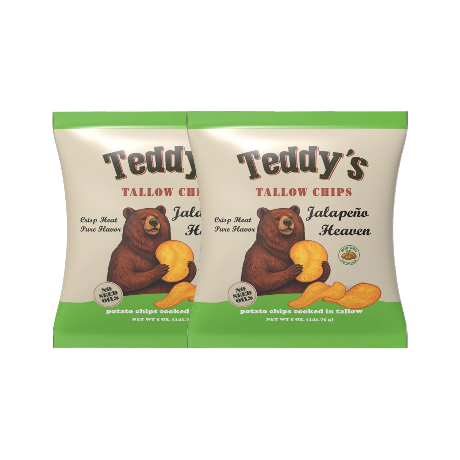 Teddy's Tallow Jalapeo Potato Chips