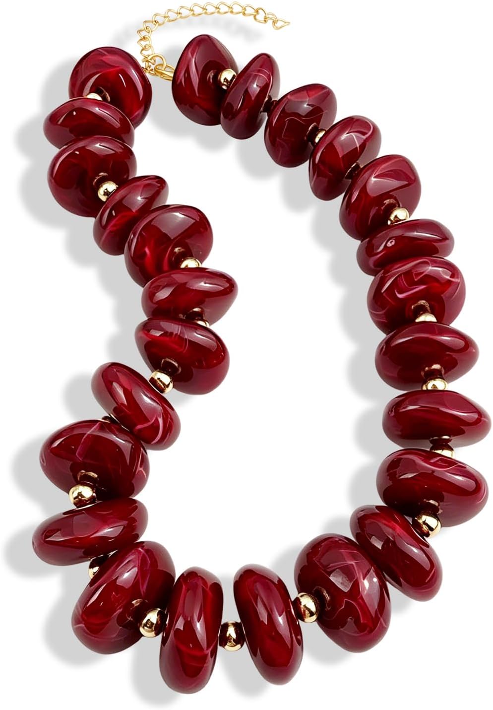YBMYCM Chunky Beaded Necklaces