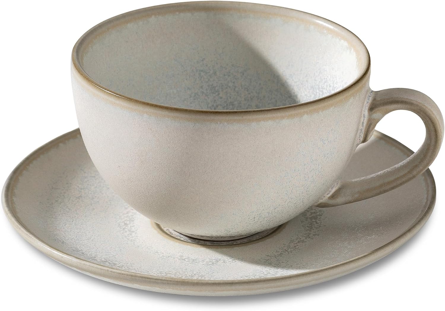 Porcelain Coffee Cups with Saucers