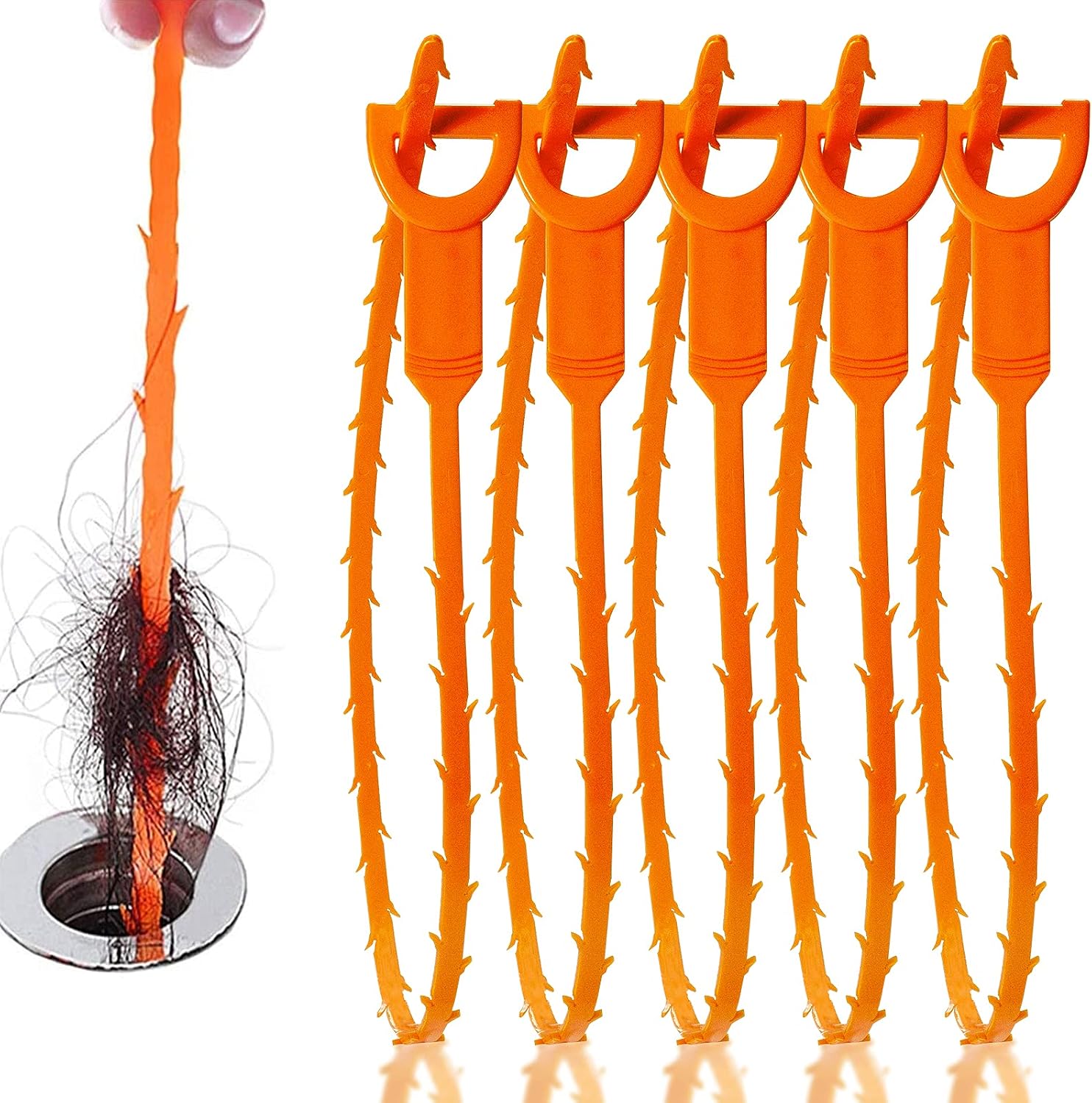 Drain Snake Clog Removers (5-Pack