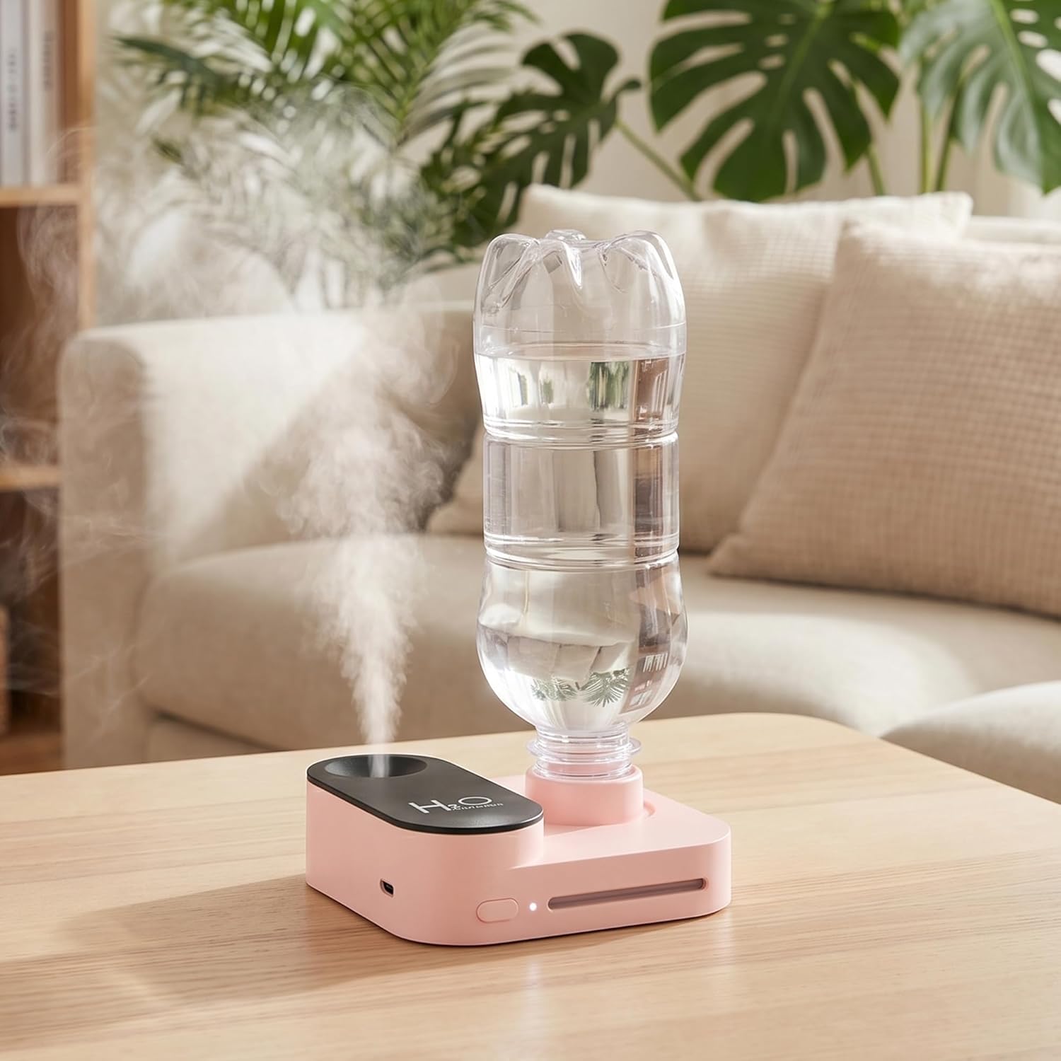 Portable Mini Cool Mist Humidifiers (Pink