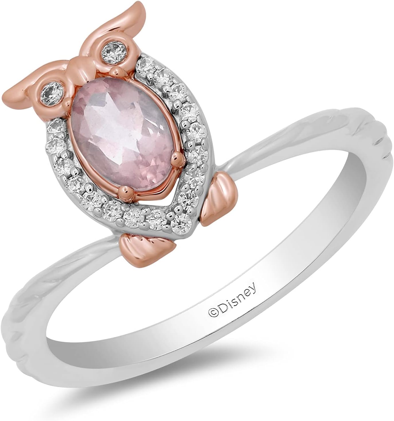 Jewelili Aurora Owl Rings
