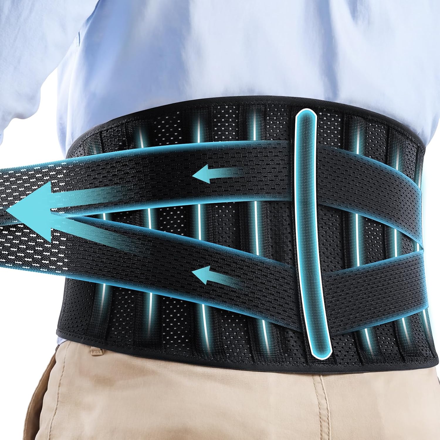 Cambivo Back Braces with Lumbar Support
