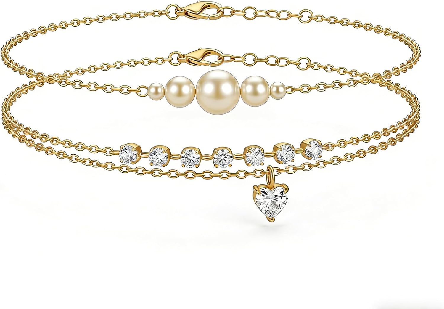 JZZ 14K Gold Plated Bracelets
