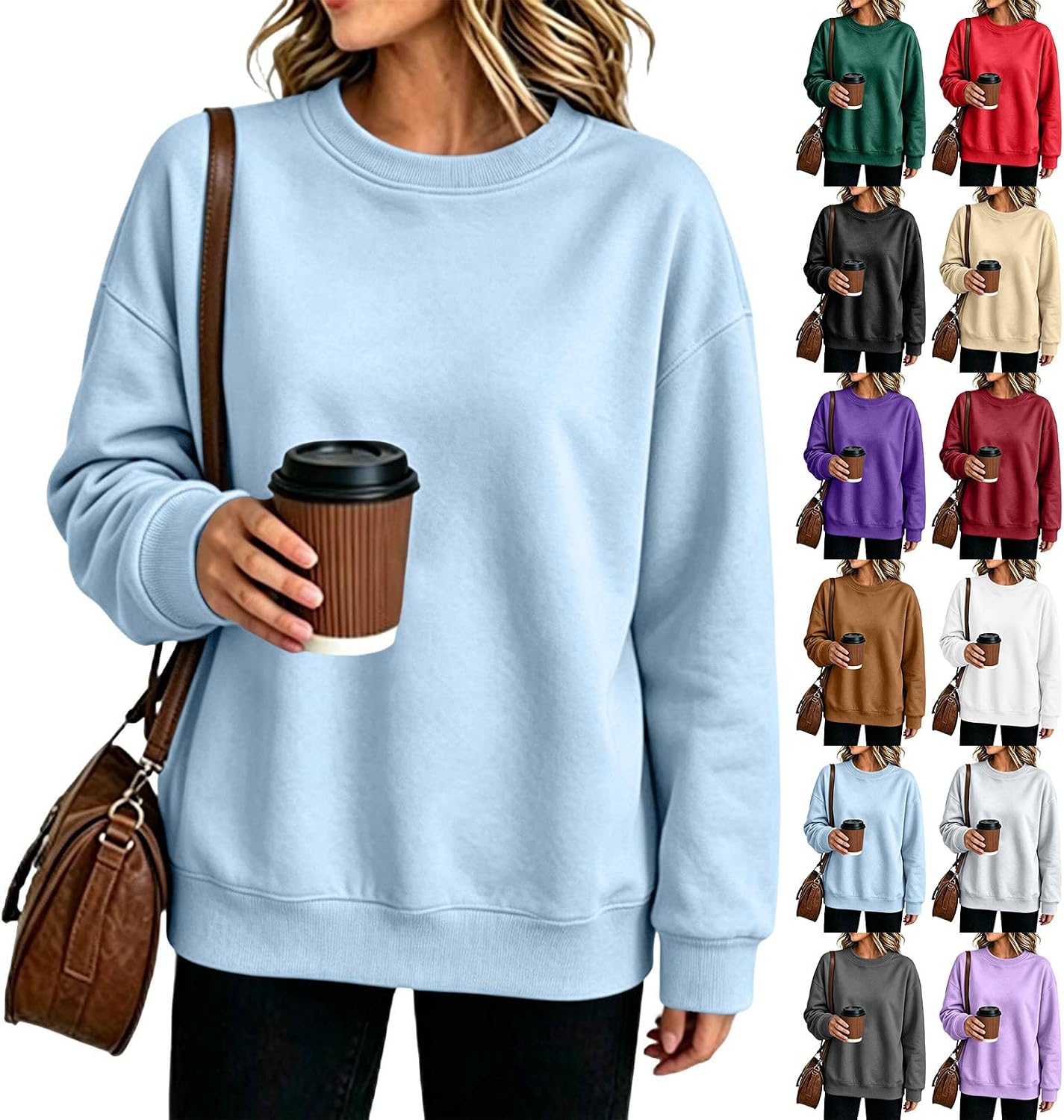 Oversized Fleece Sweatshirts