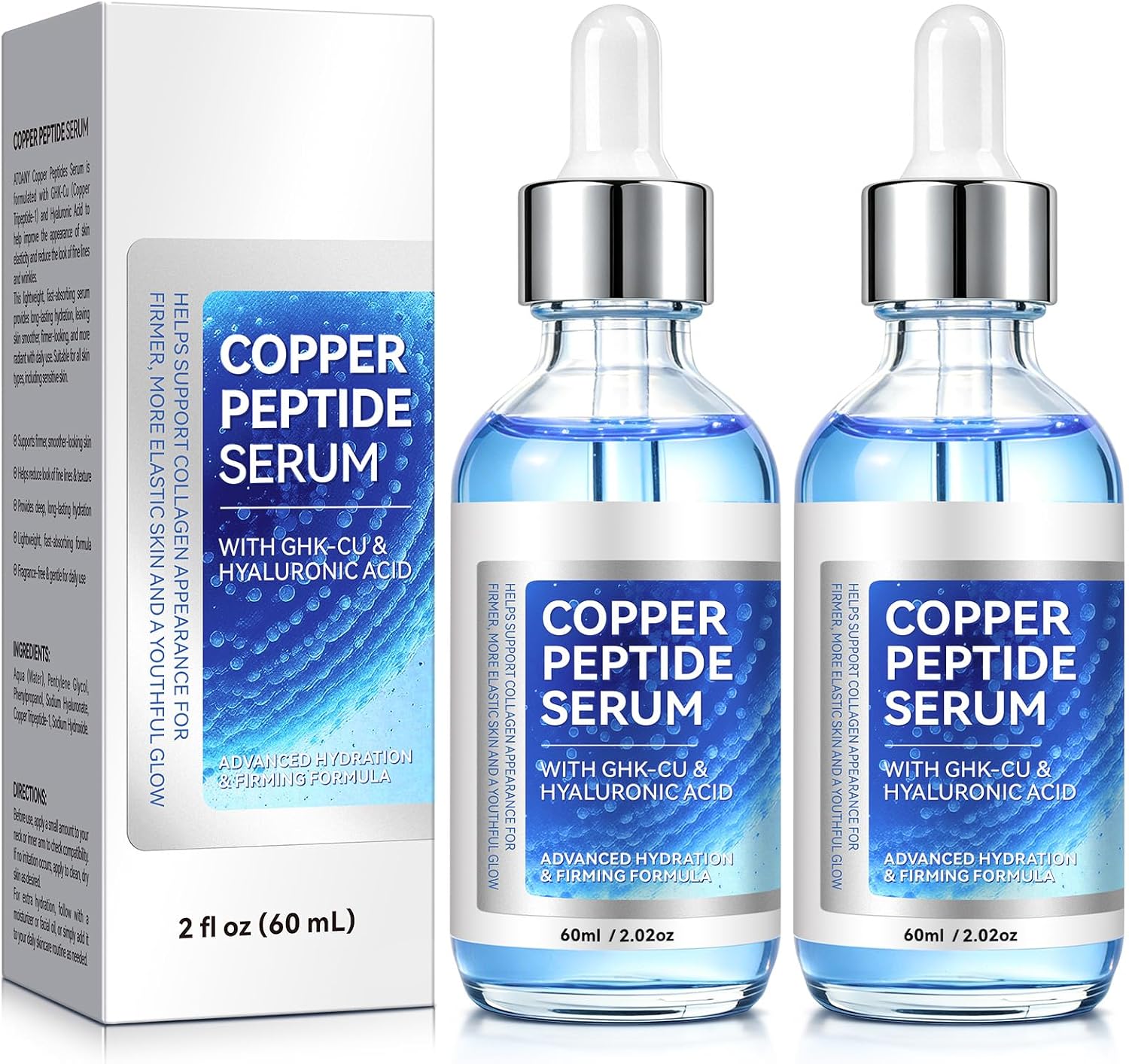 Copper Peptide Face Serums