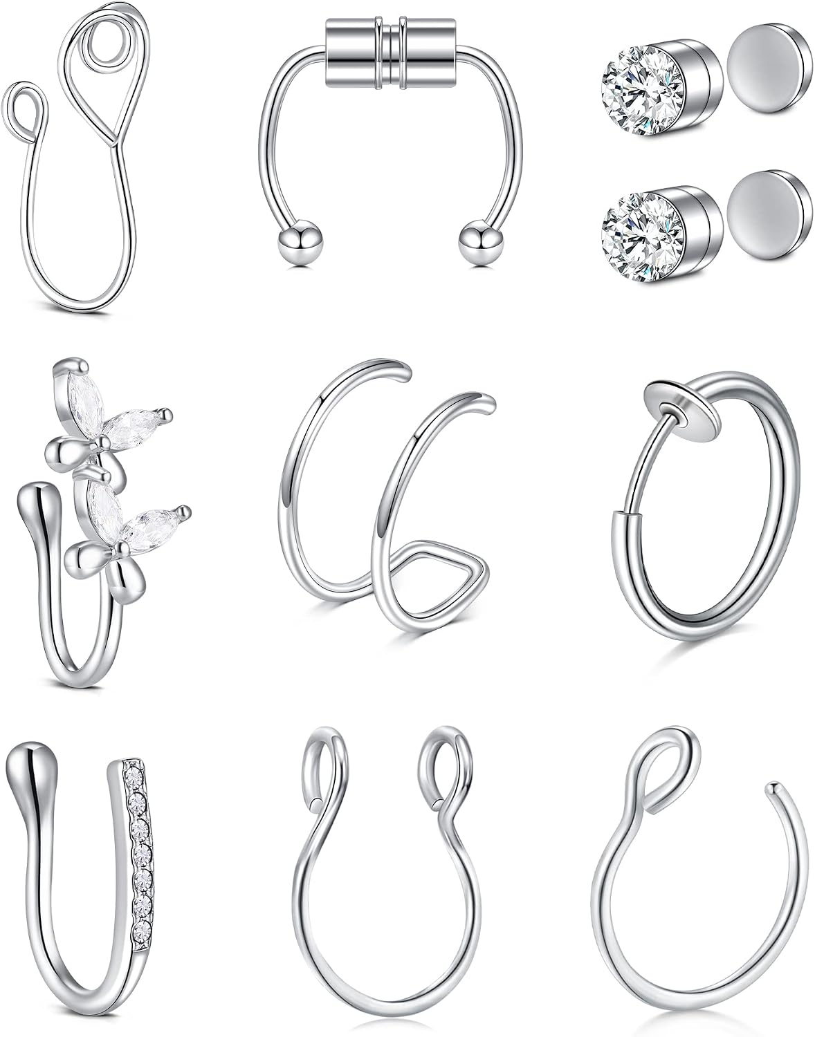Zolure Fake Nose Rings