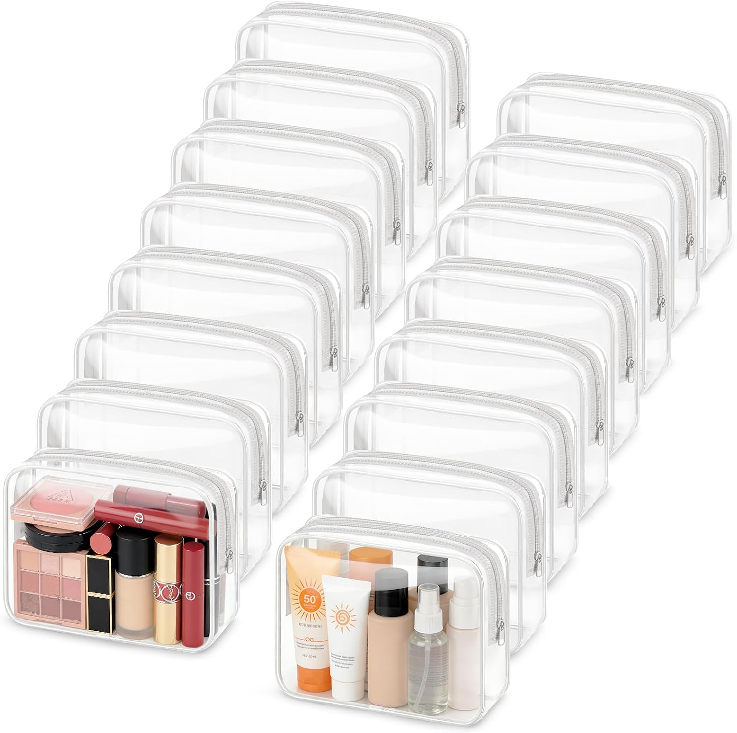 YedsIntu Clear Makeup Bags