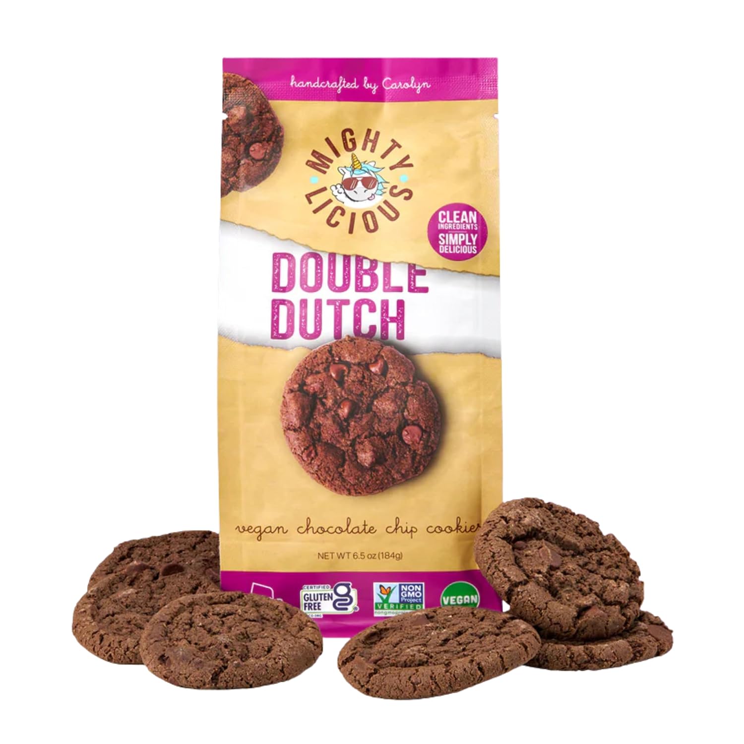 MIGHTYLICIOUS Vegan Chocolate Chip Cookies