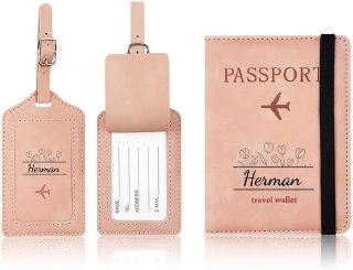 Personalized Passport Holder Sets