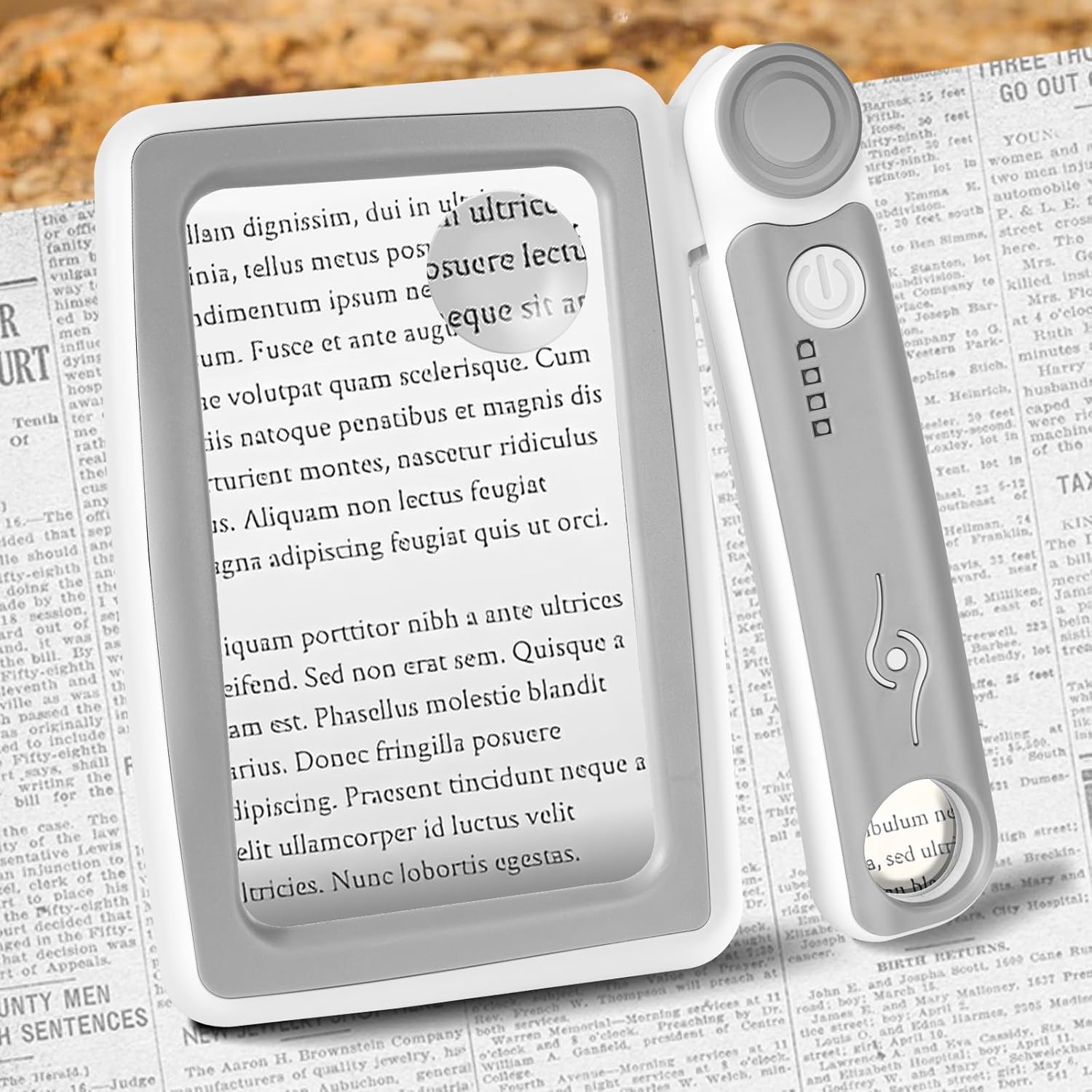 Rechargeable Magnifying Glasses with LEDs