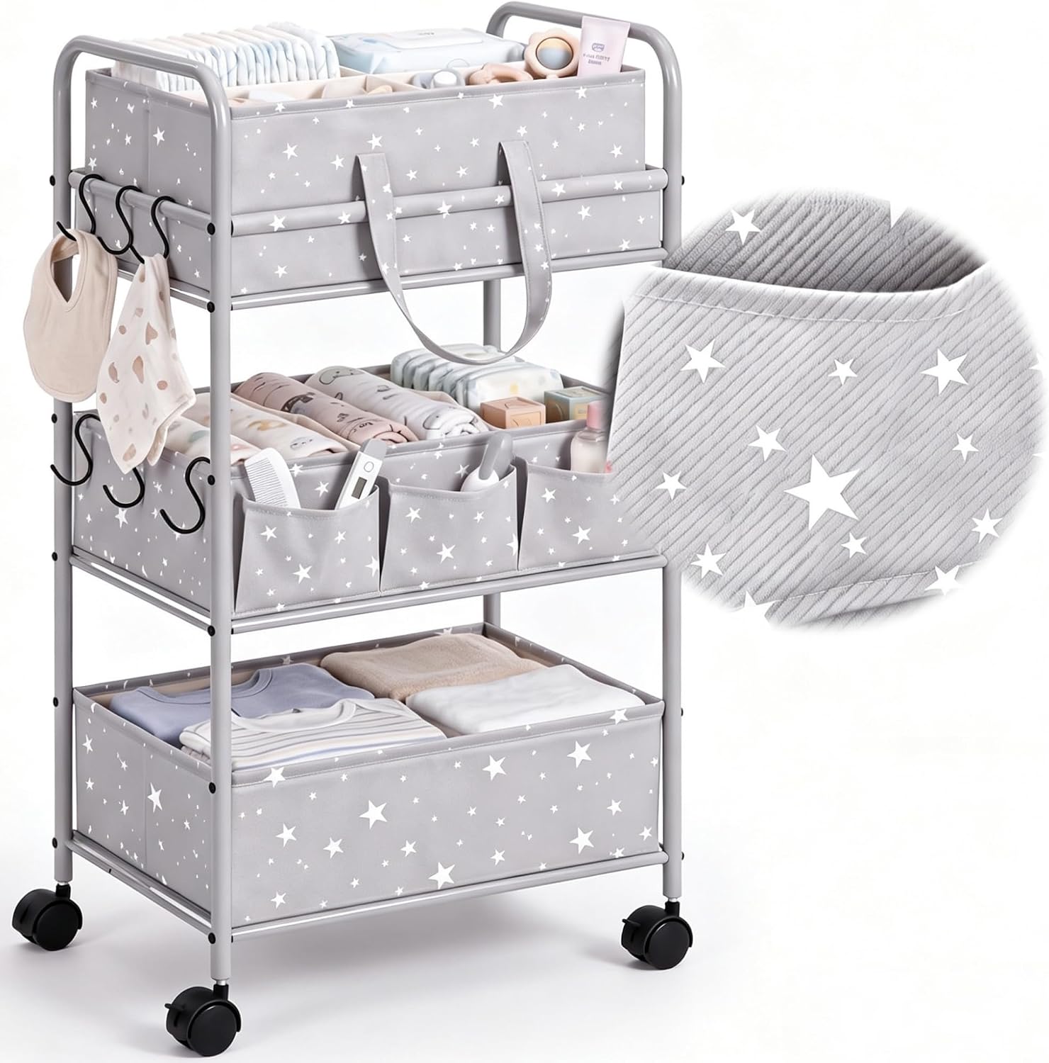 Yookeer Diaper Caddy Organizers