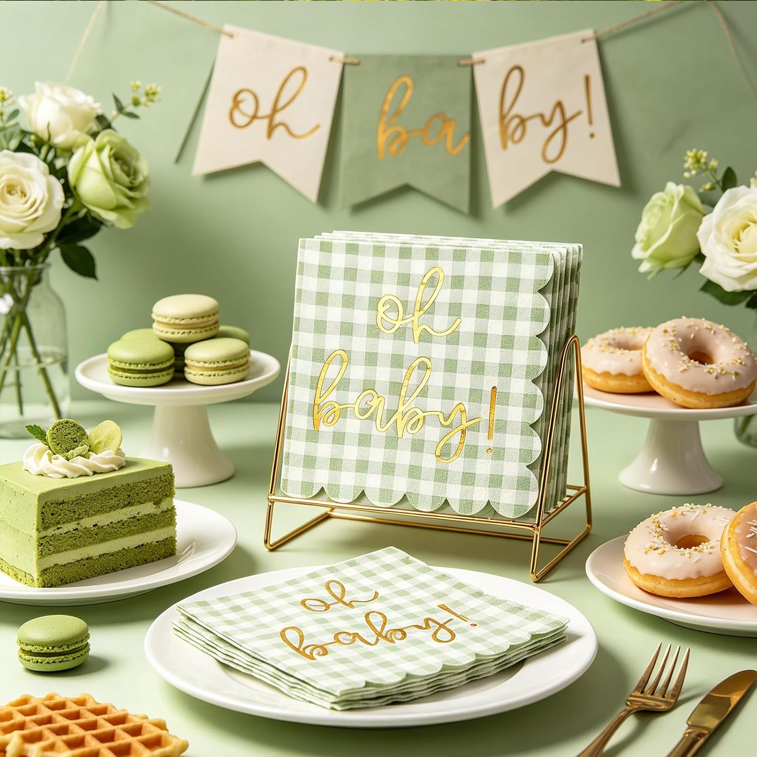 Yuboo Baby Shower Napkins