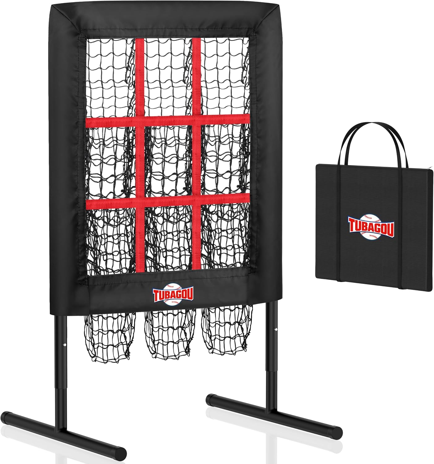 TUBAGOU Pitching Nets with Strike Zone