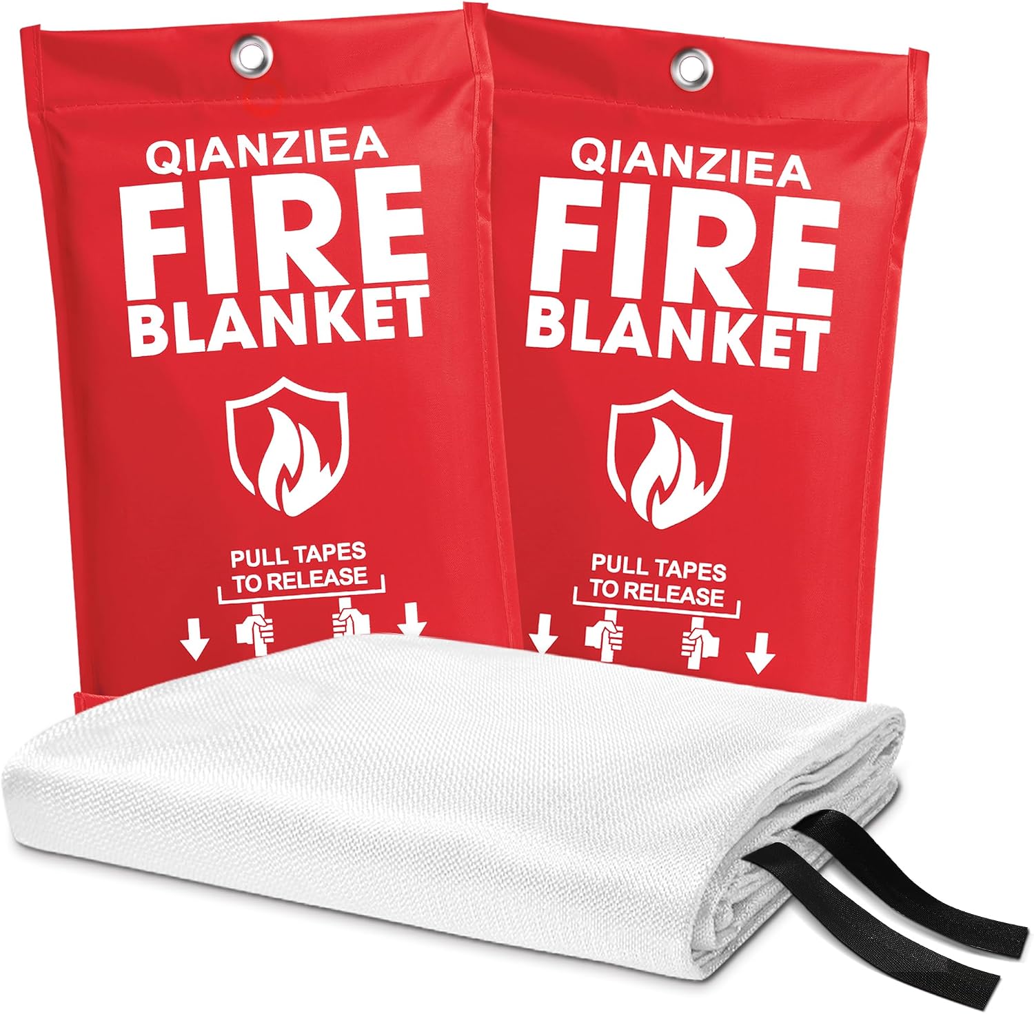 QIANZIEA Fire Blankets (2 Pack