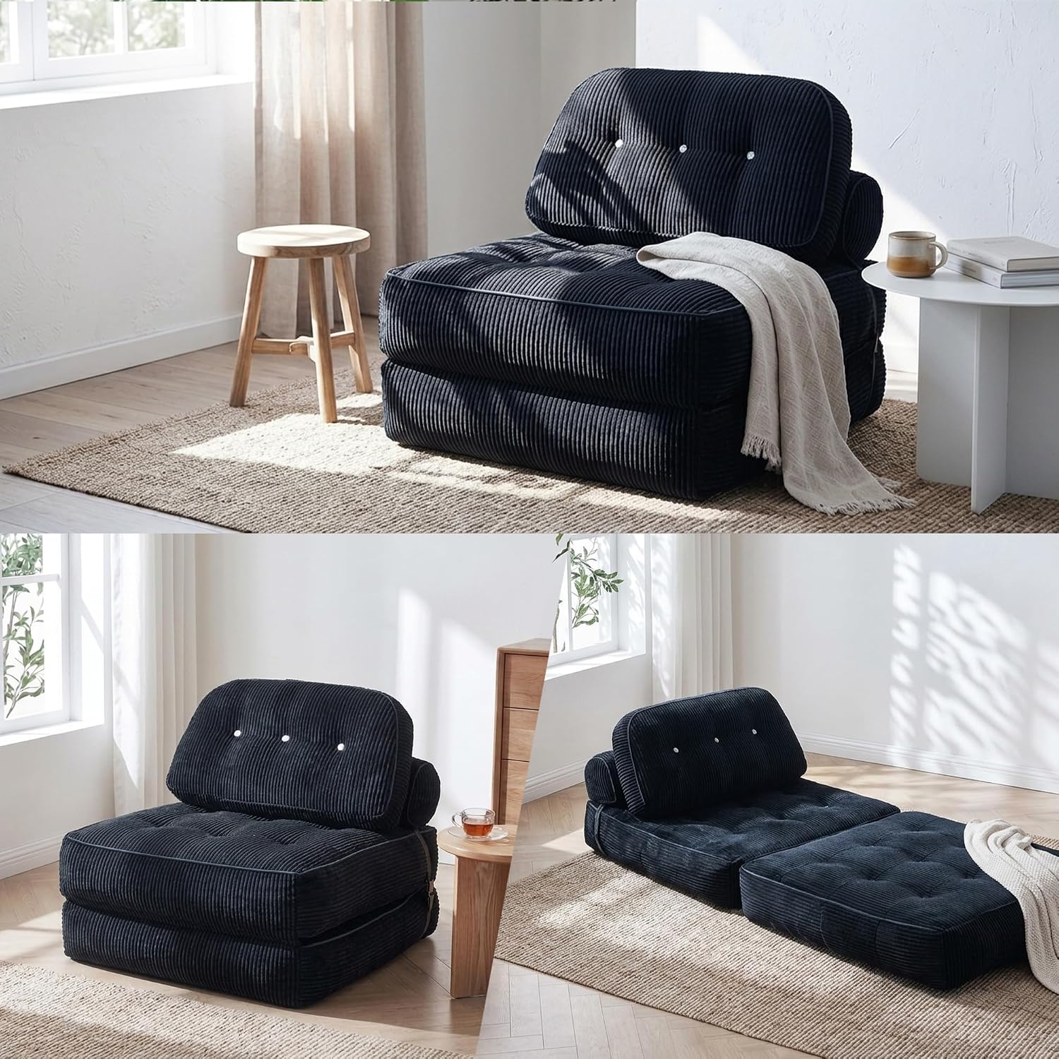 NESLAKO Foldable Chair Beds