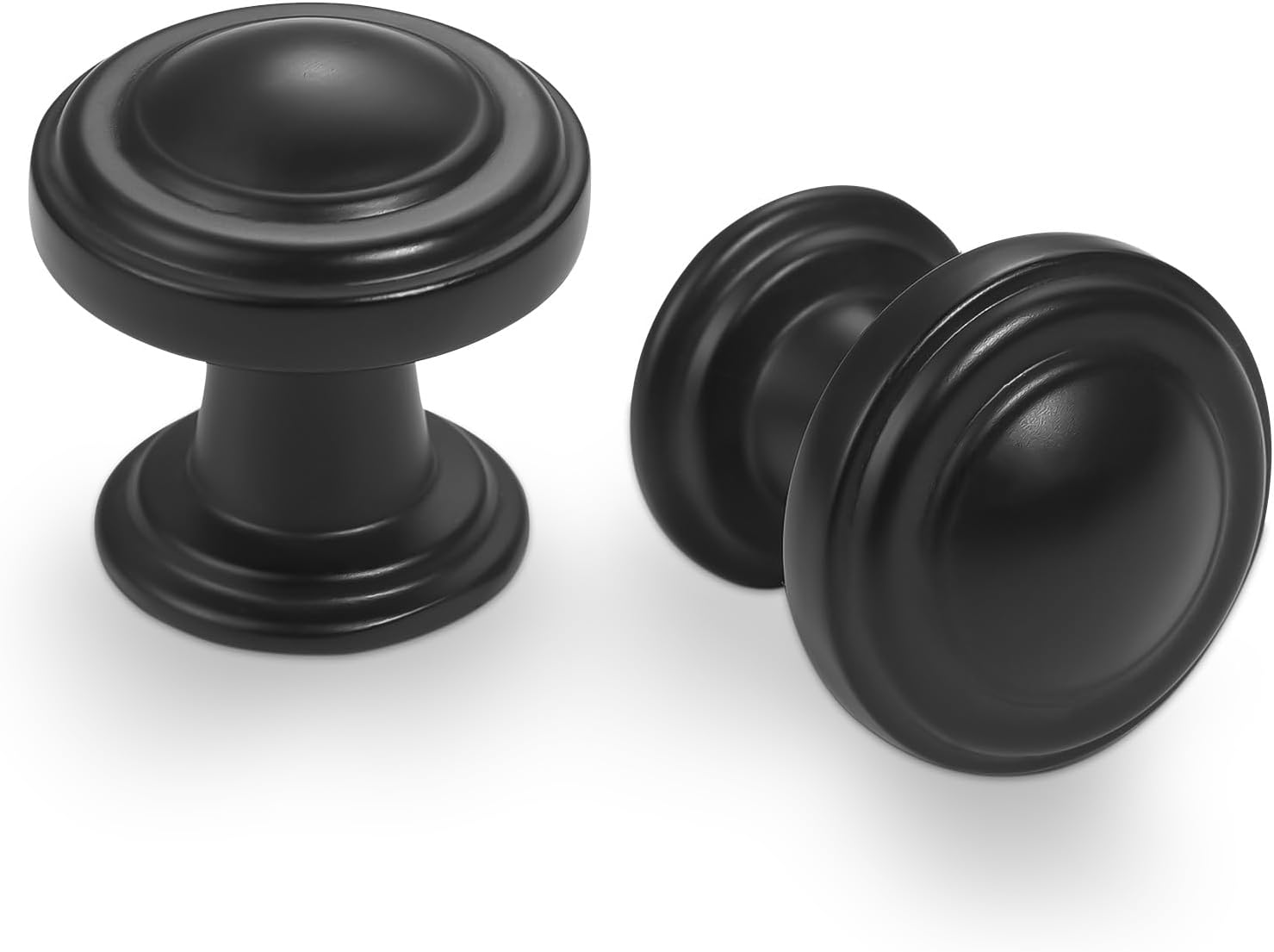 BUKOBYHE Matte Black Cabinet Knobs