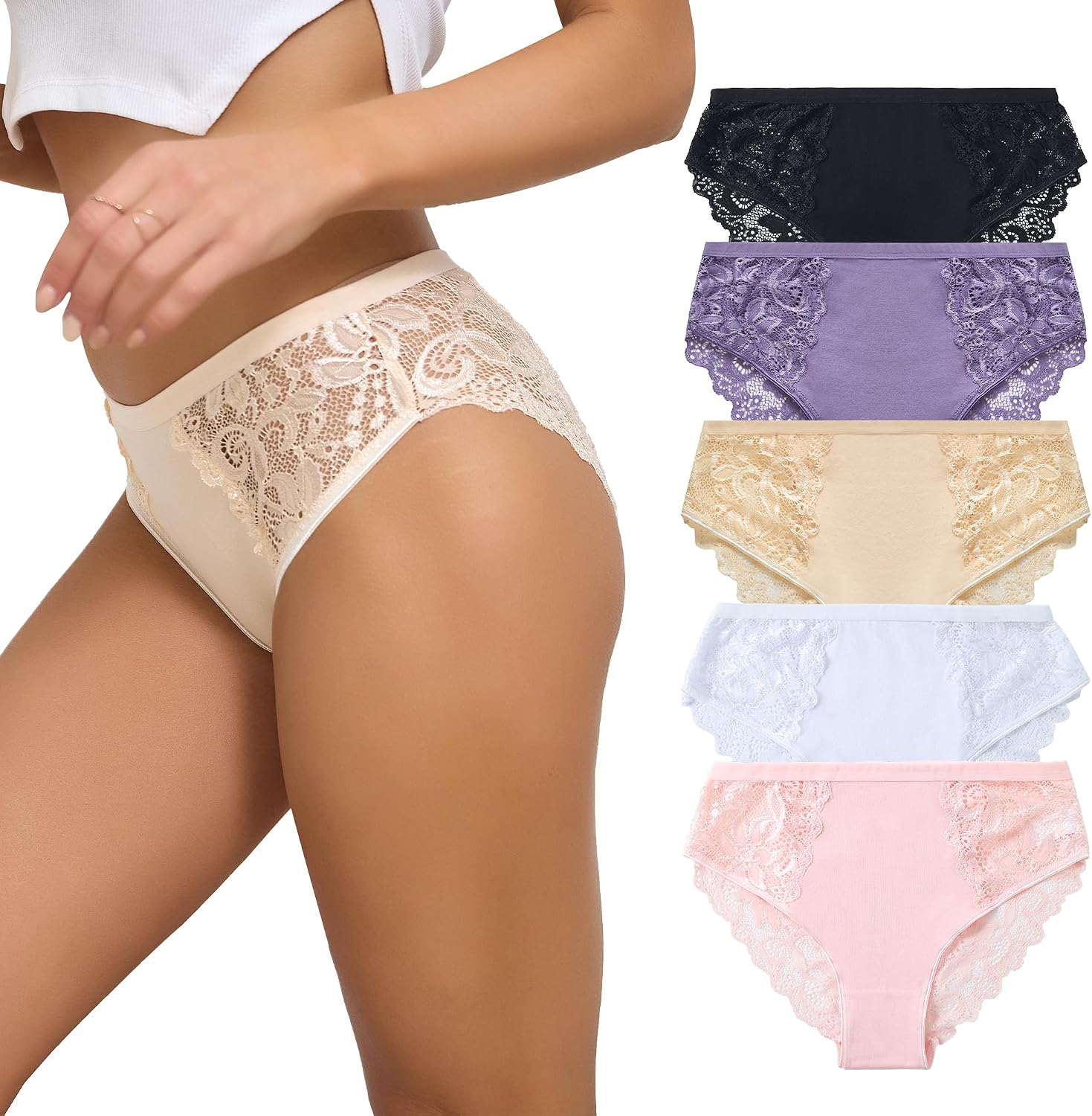 Lovirina Cotton Lace Panties