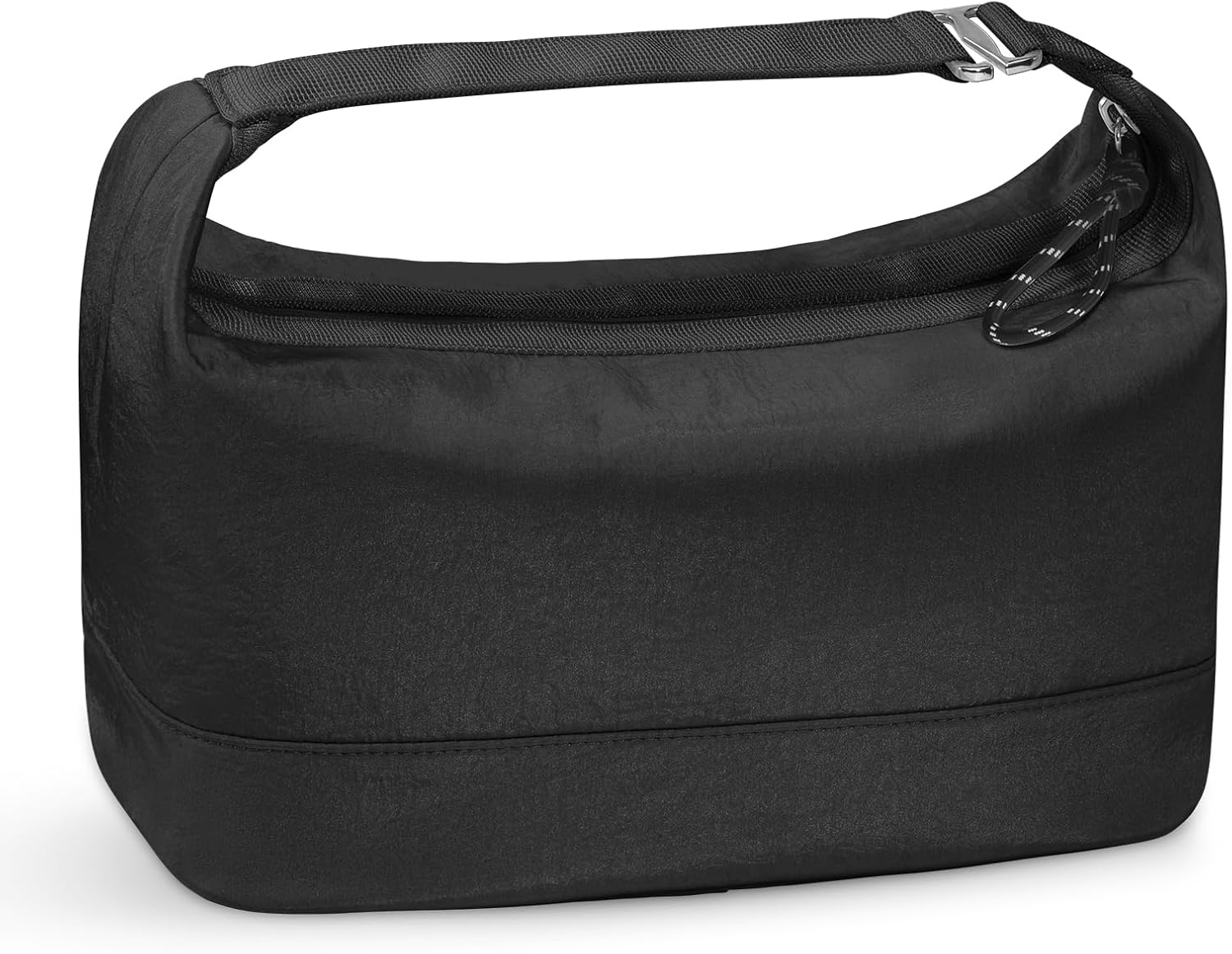 HauteHues Travel Toiletry Bag for Women, Makeup Bag & Cosmetic Bag, Black