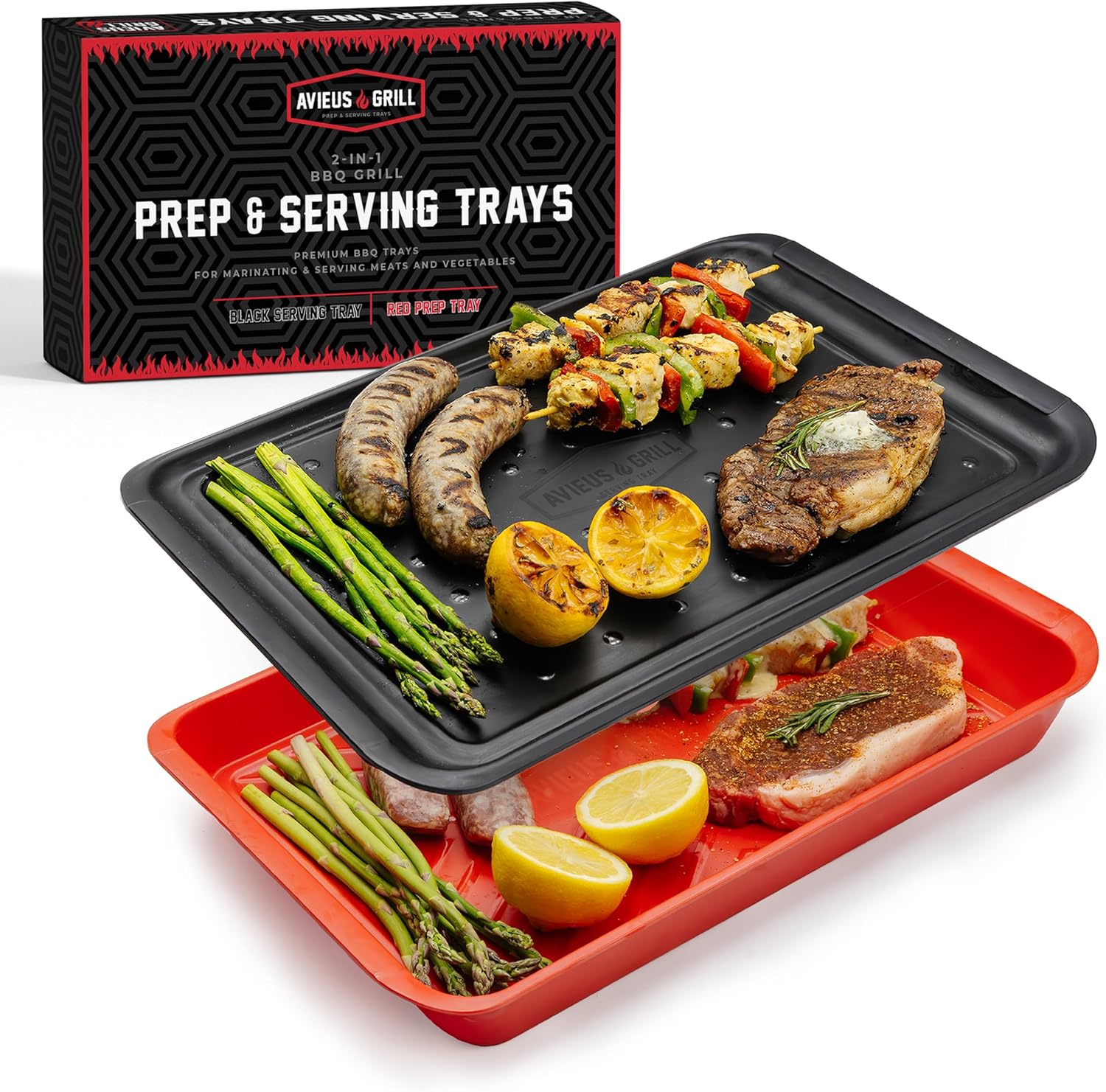 Avieus Grill Prep Trays