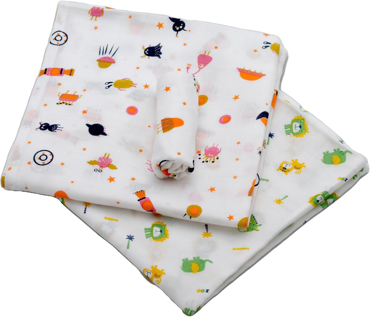 Muslin Swaddle Blankets (2 Pack