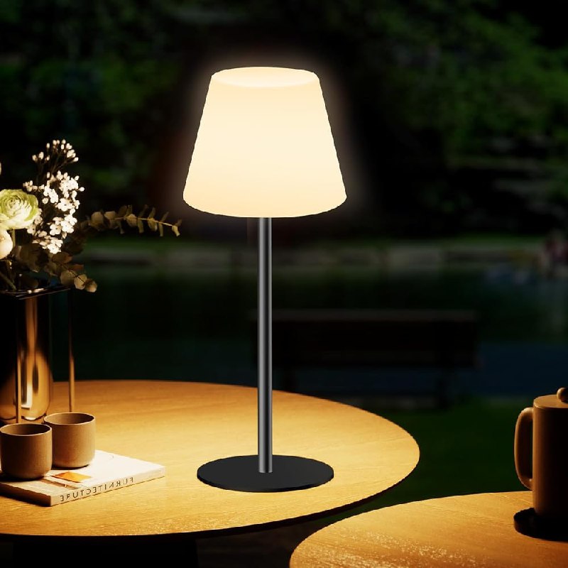 PR!CE DROP ( ) Outdoor Battery Operated Table Lamp Rechargeable Shower Lamp Waterproof Cordless Table Lamps RGB and 3000K Dimmable Table Lamps Portable Outdoor Lamps for Patio/Indoor/Bathroom