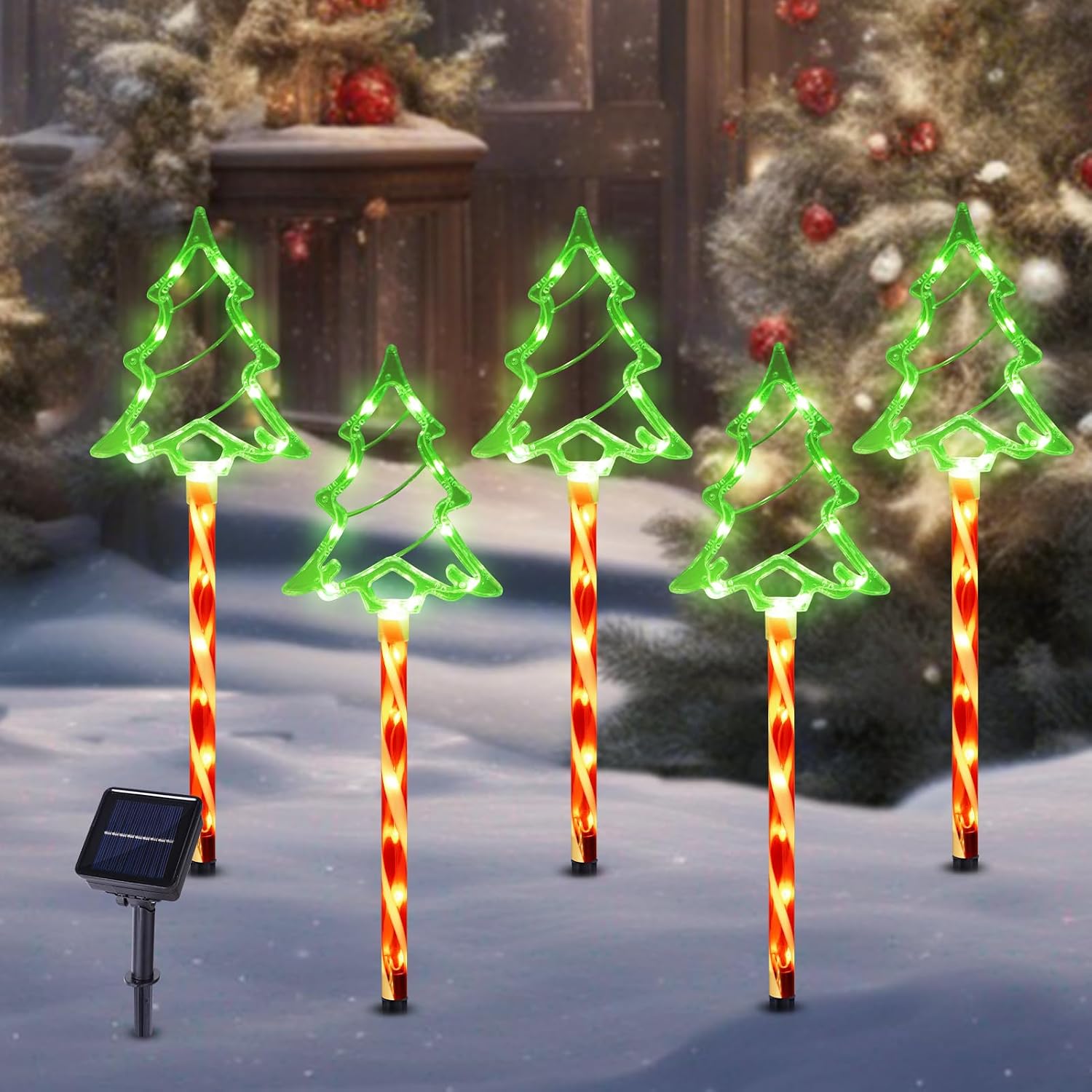 Brightdeck Solar Christmas Pathway Lights