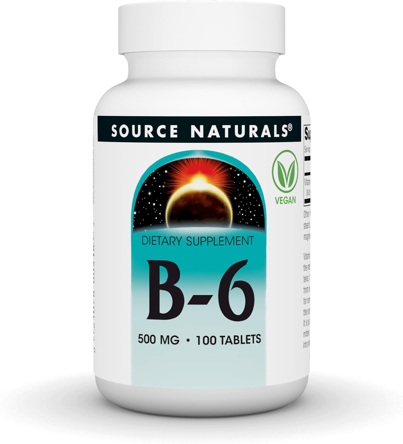 Source Naturals Vitamin B-6 Tablets