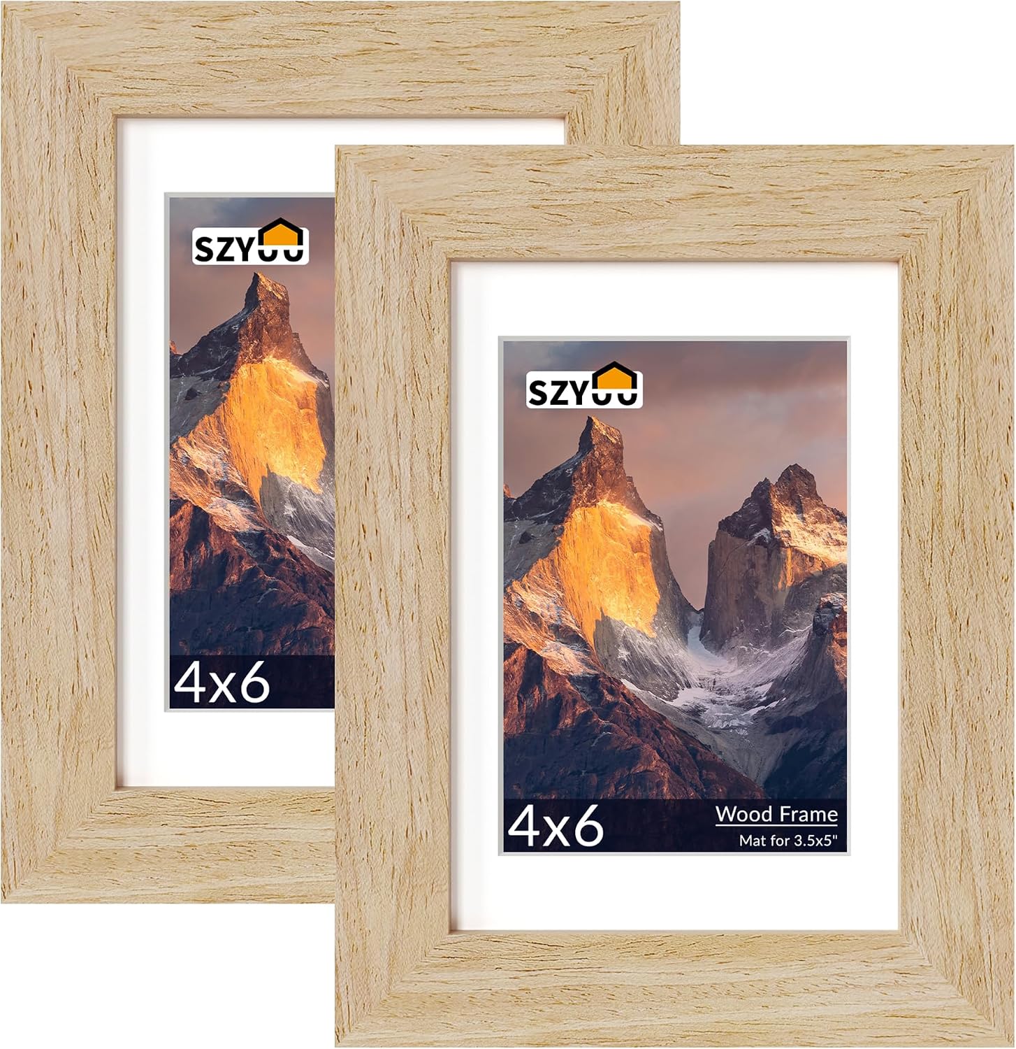 4x6 Wood Picture Frames