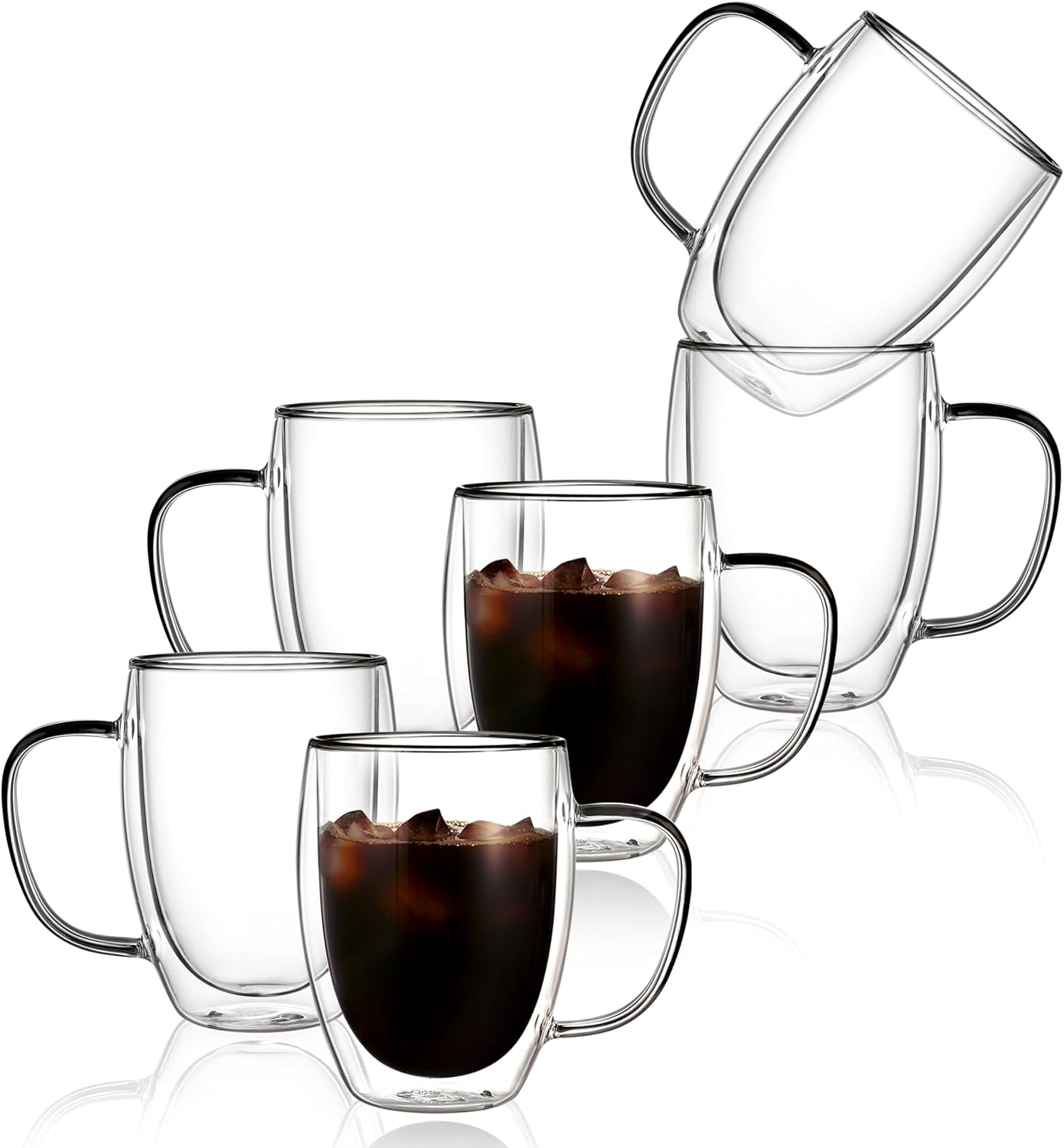 CNGLASS Glass Coffee Mugs