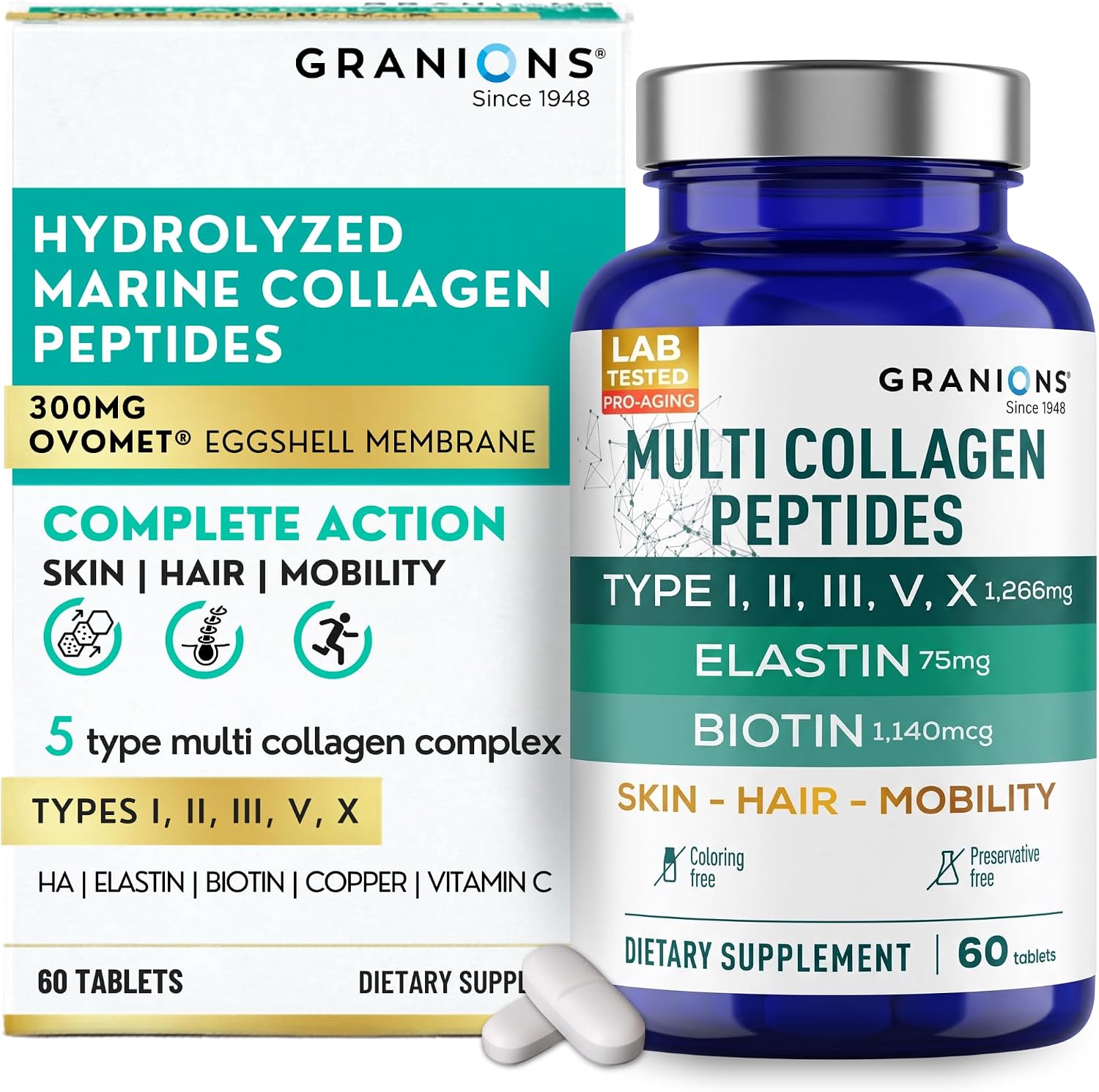 Granions Collagen Peptides Pills