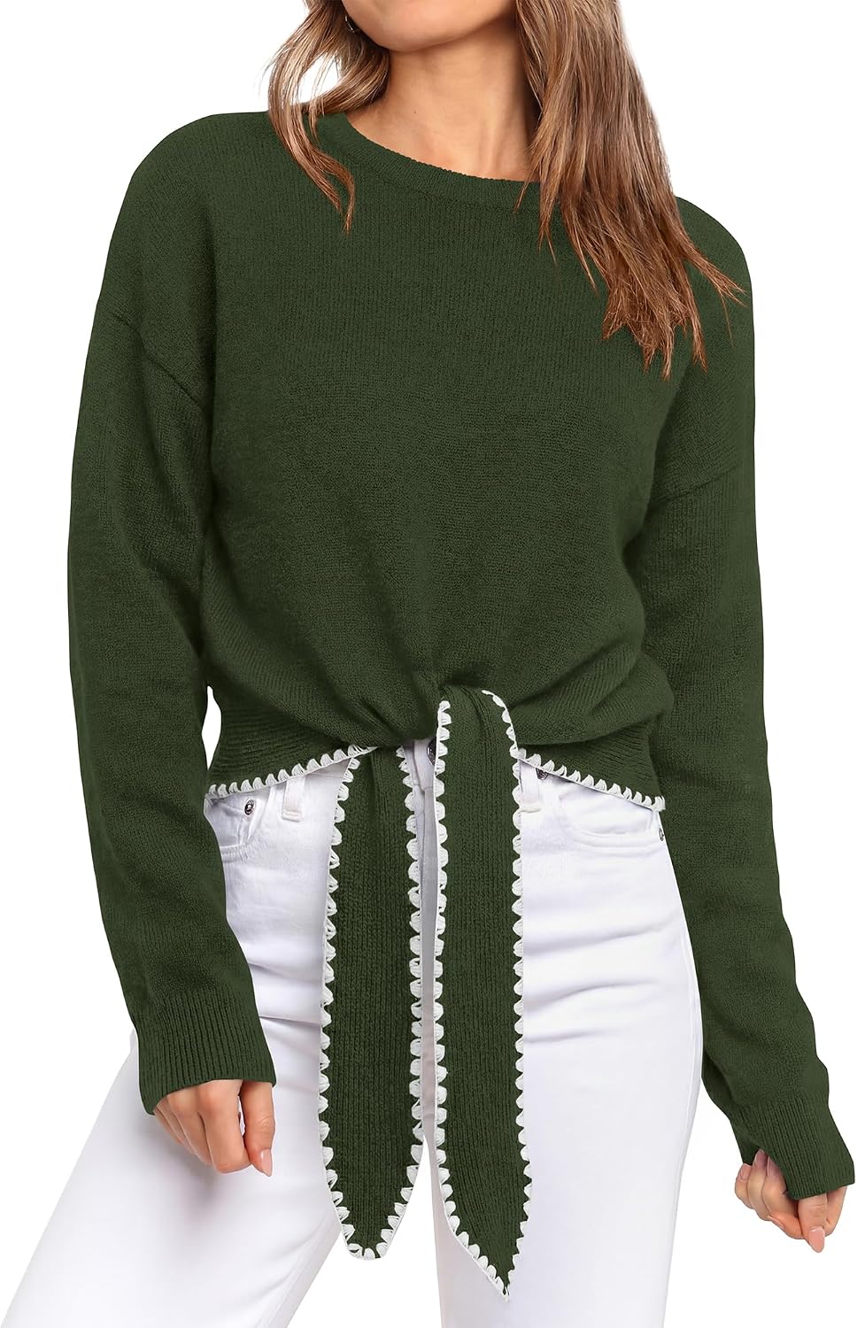 Prettygarden Color Block Sweaters