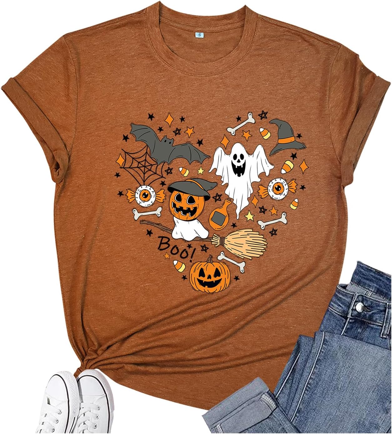 Halloween Art Pattern T-Shirts