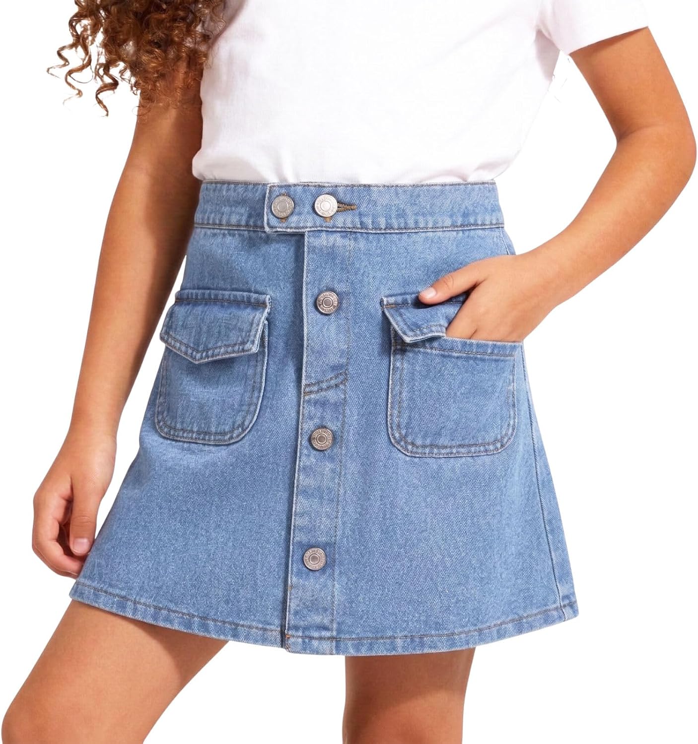 Girls Denim Skirts
