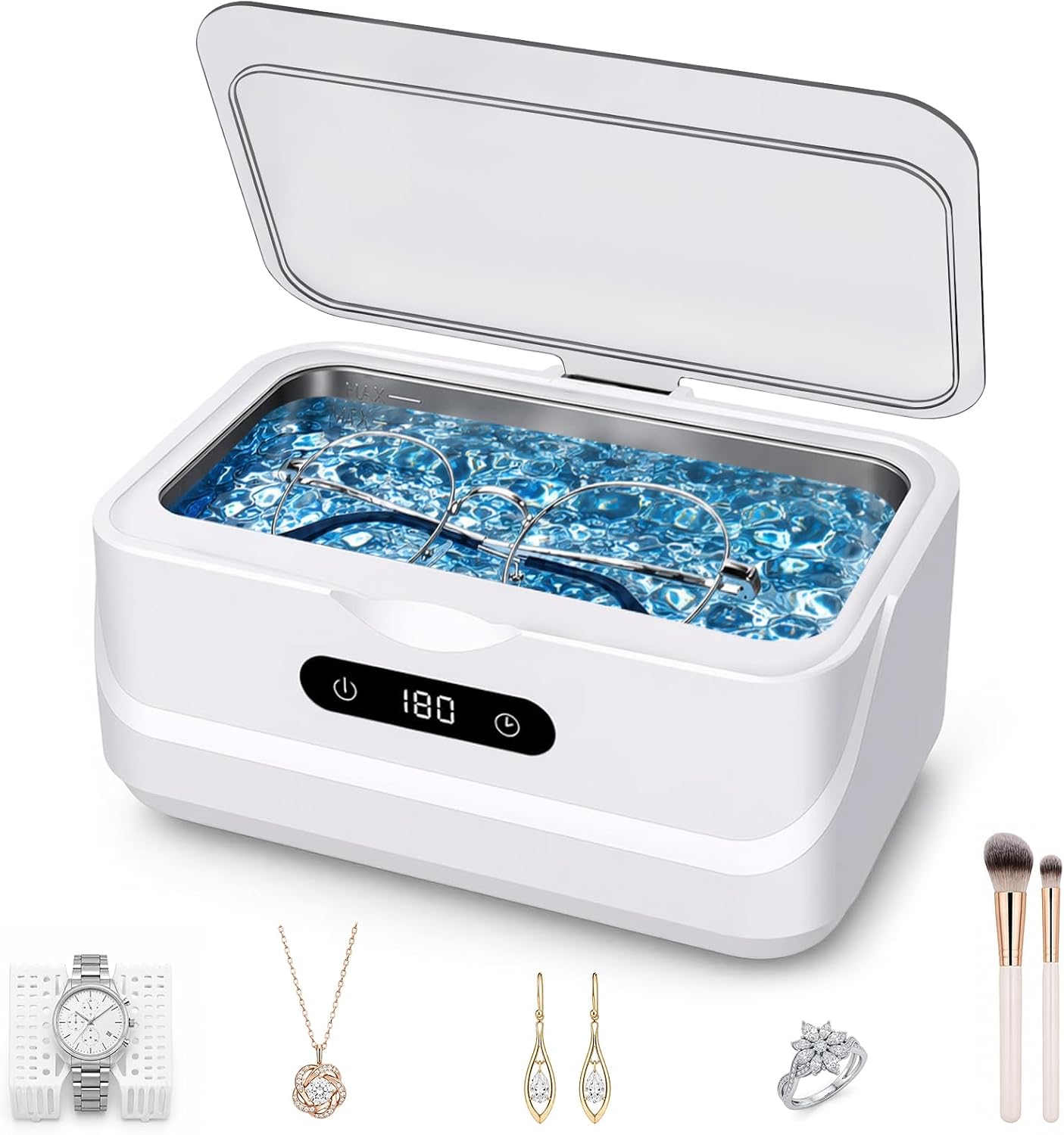 Ultrasonic Jewelry Cleaner 48KHz Ultra Sonic Cleaning Machine
