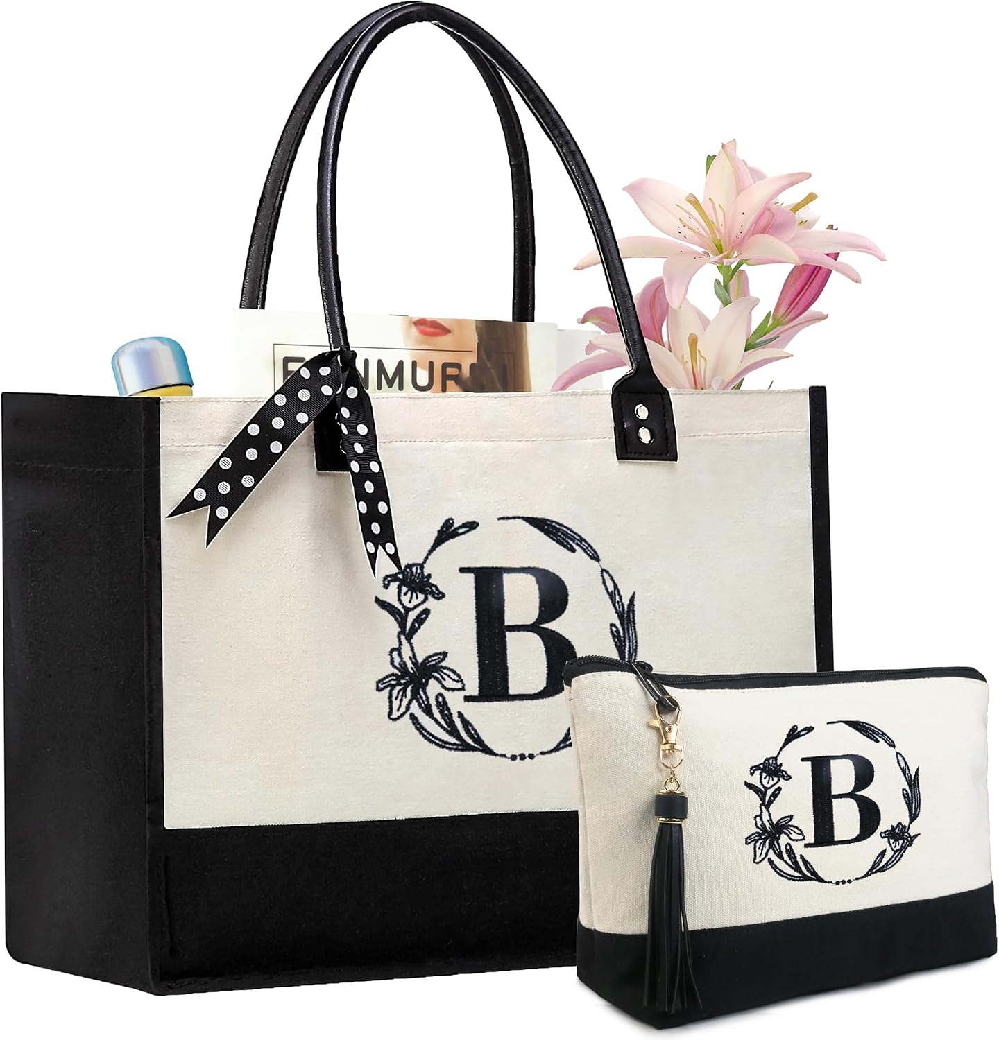 BeeGreen Monogram Tote Bags
