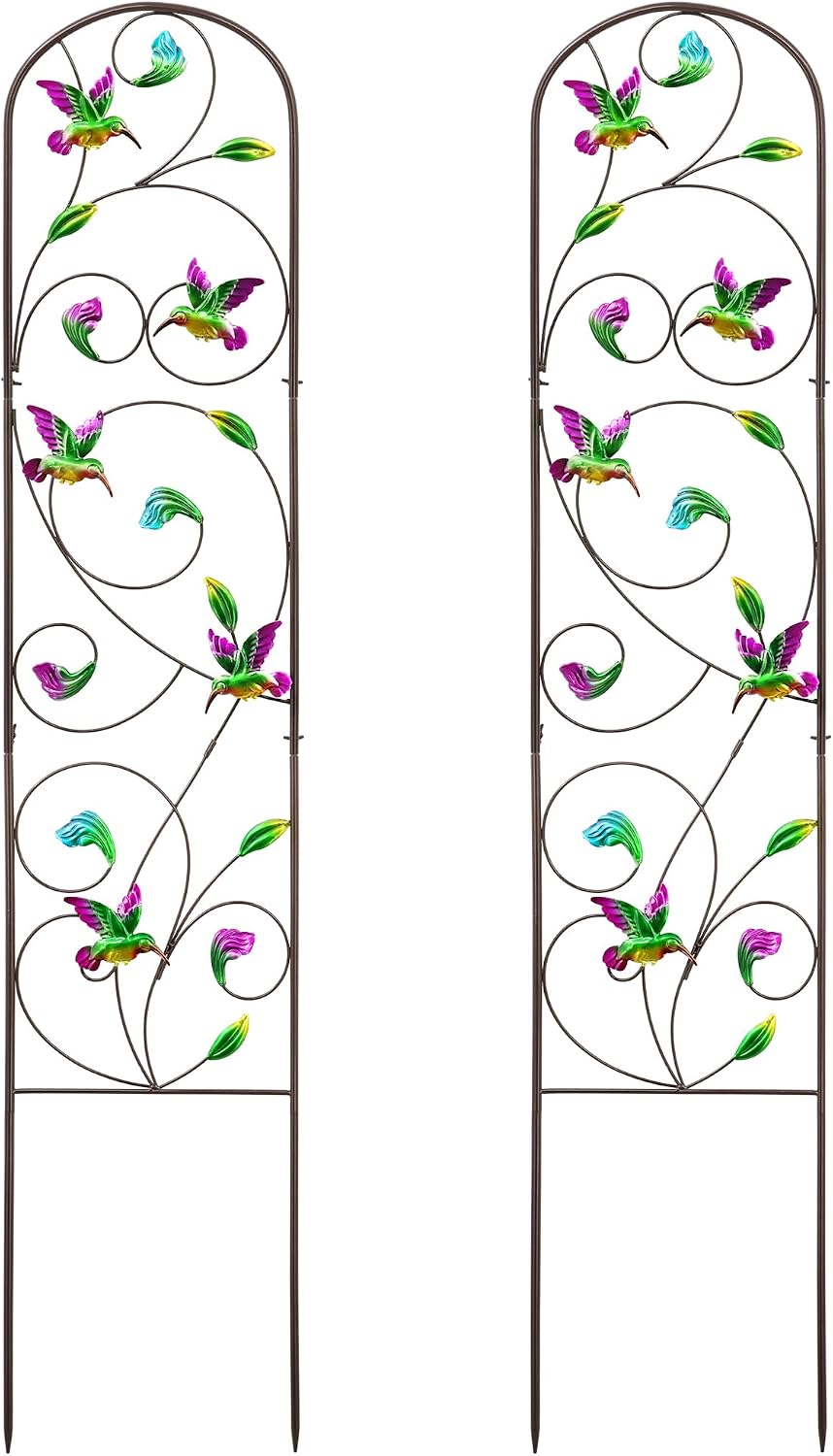 Hummingbird Metal Garden Trellises