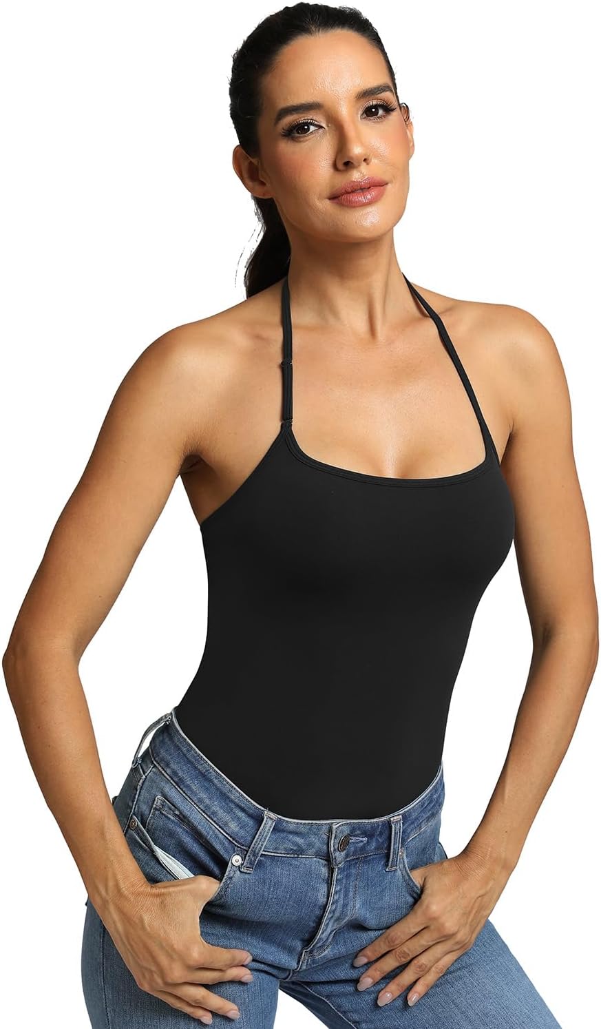 Ictive Women's Halter Bodysuits