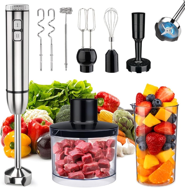 Blender Handheld 8 in 1 Hand Held Blenders Mixer