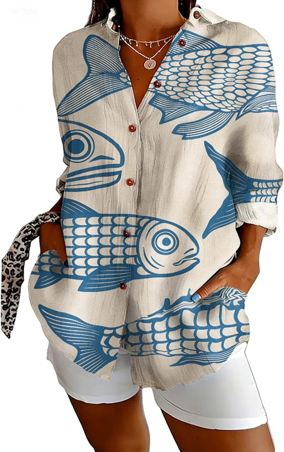 Floral Long Sleeve Blouses