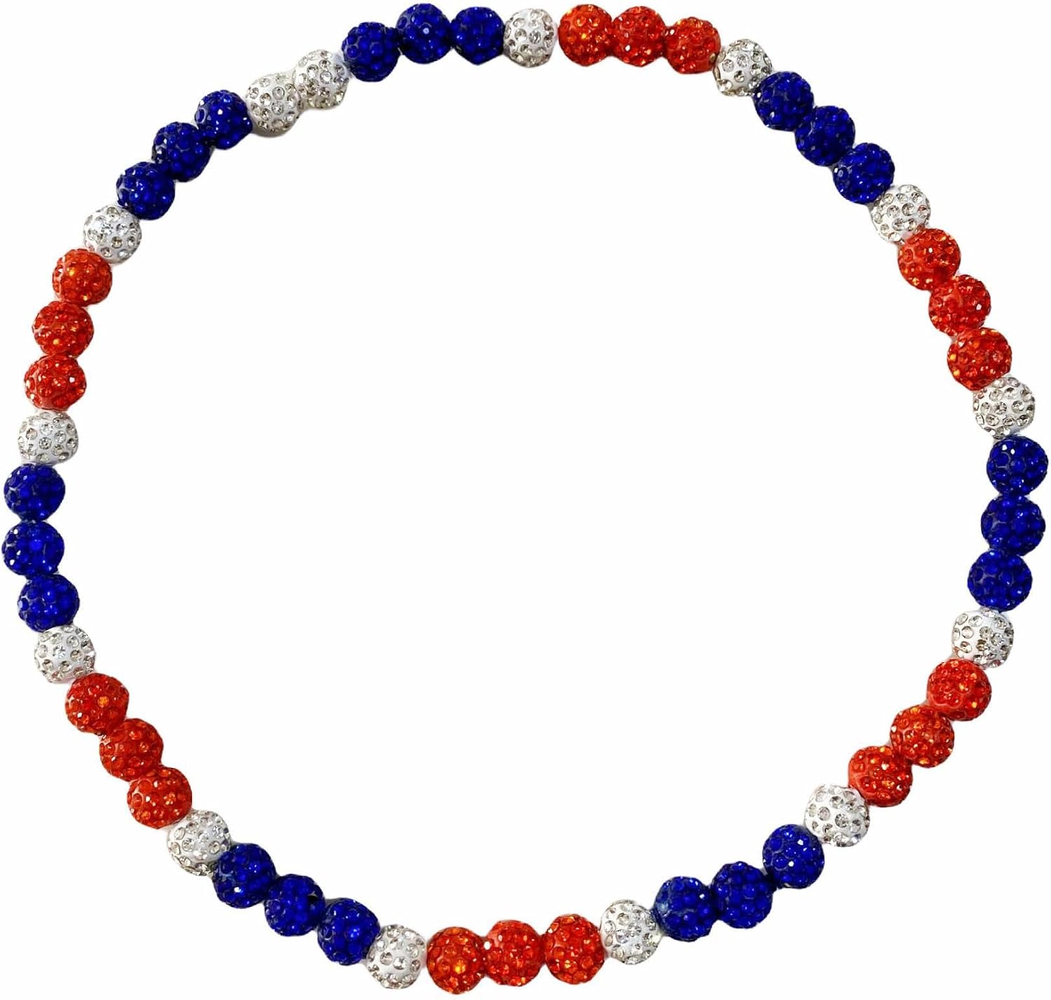 Exphain Beaded Baseball Necklaces