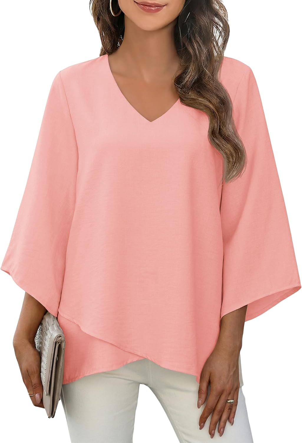 Chicyoo V-Neck Casual Tops