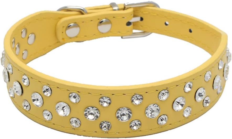 Pimaodog Rhinestone Dog Collars