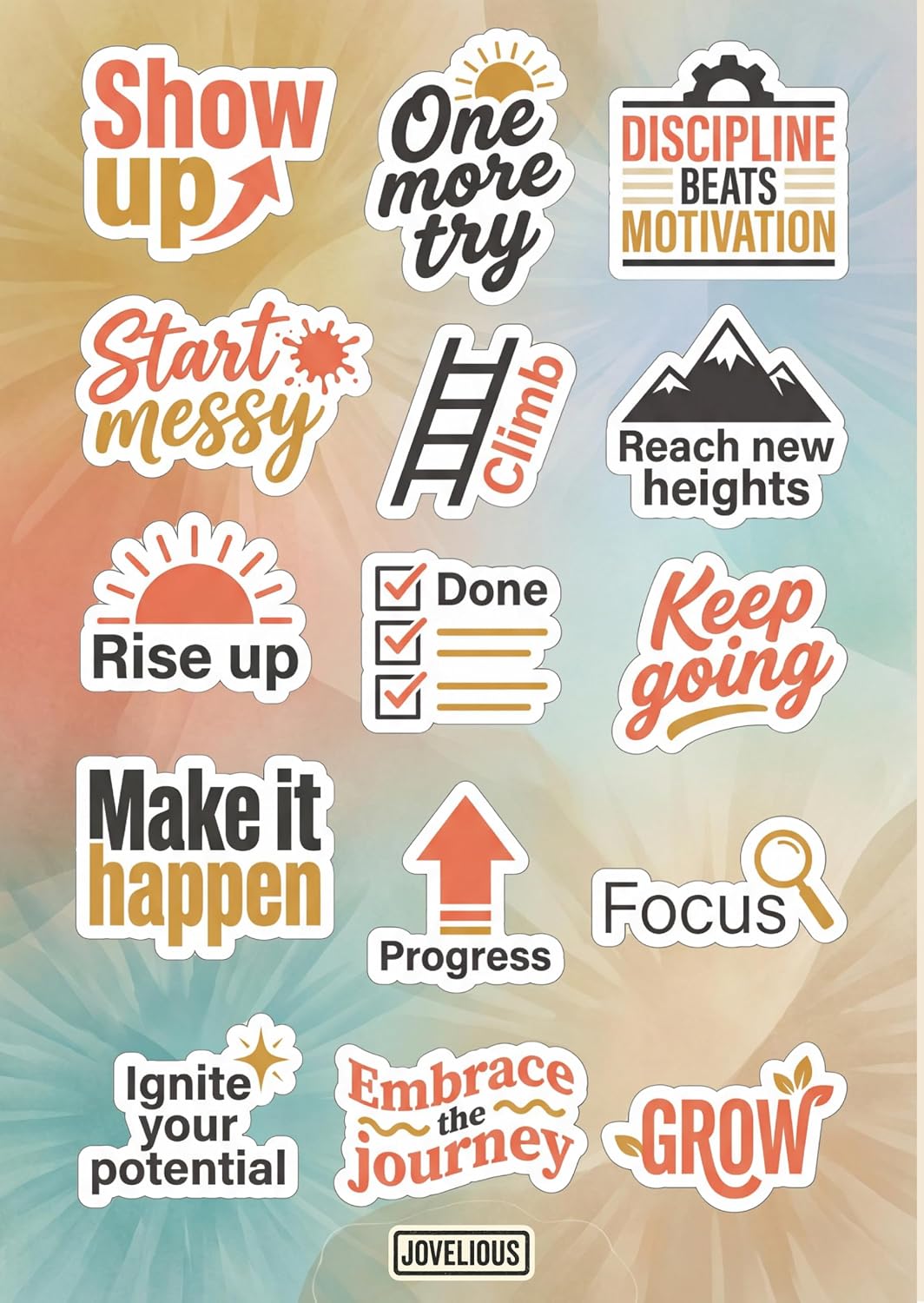 Motivational Sticker Sheets