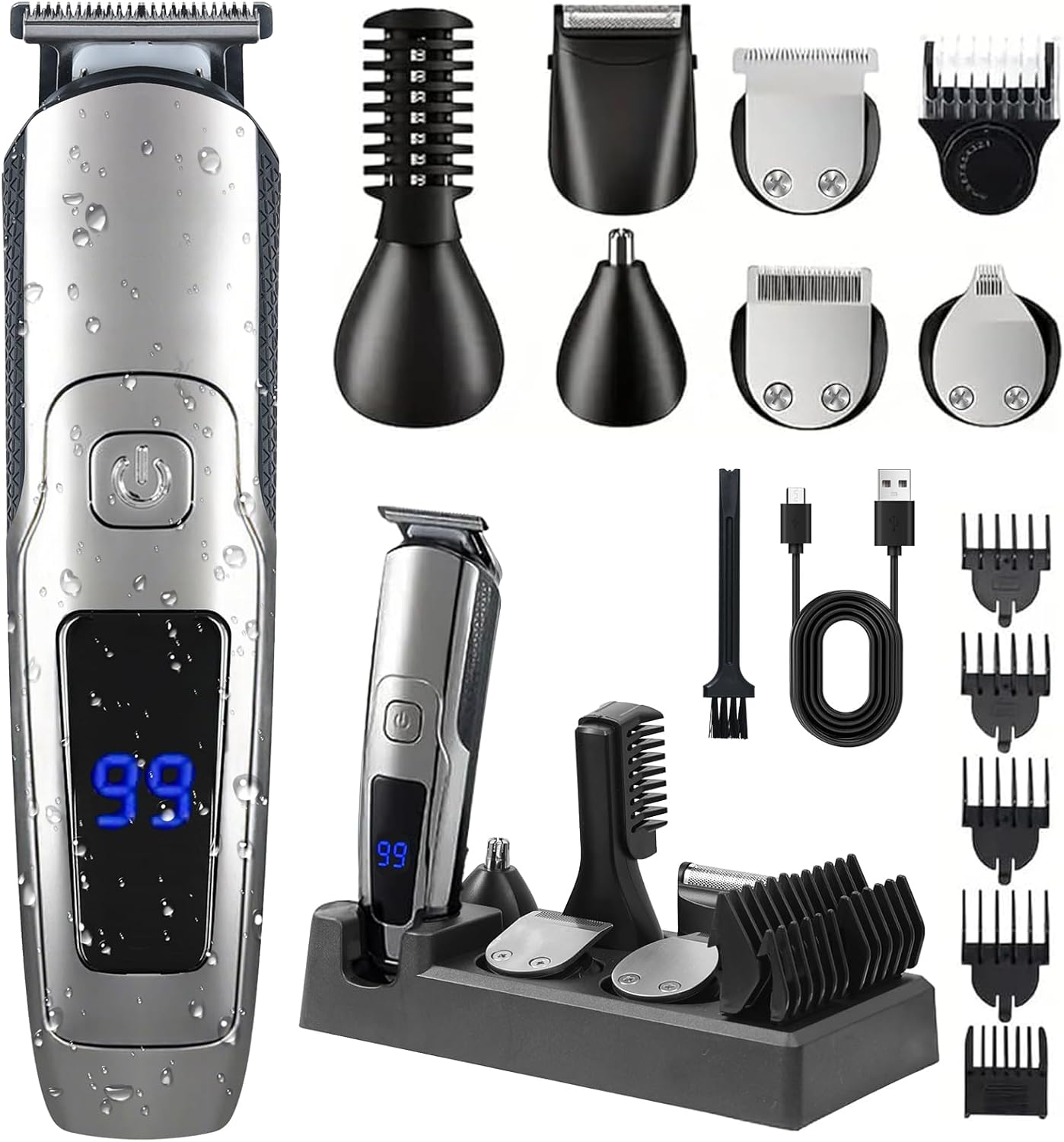 14-in-1 Beard Trimmers for Men