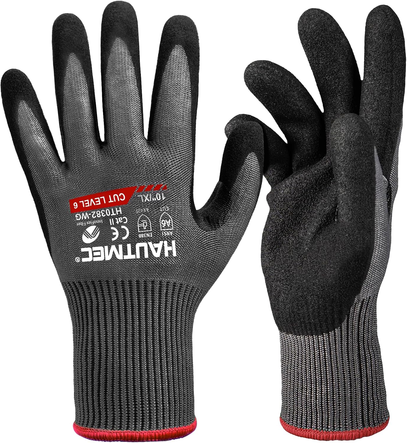Hautmec Cut Resistant Work Gloves